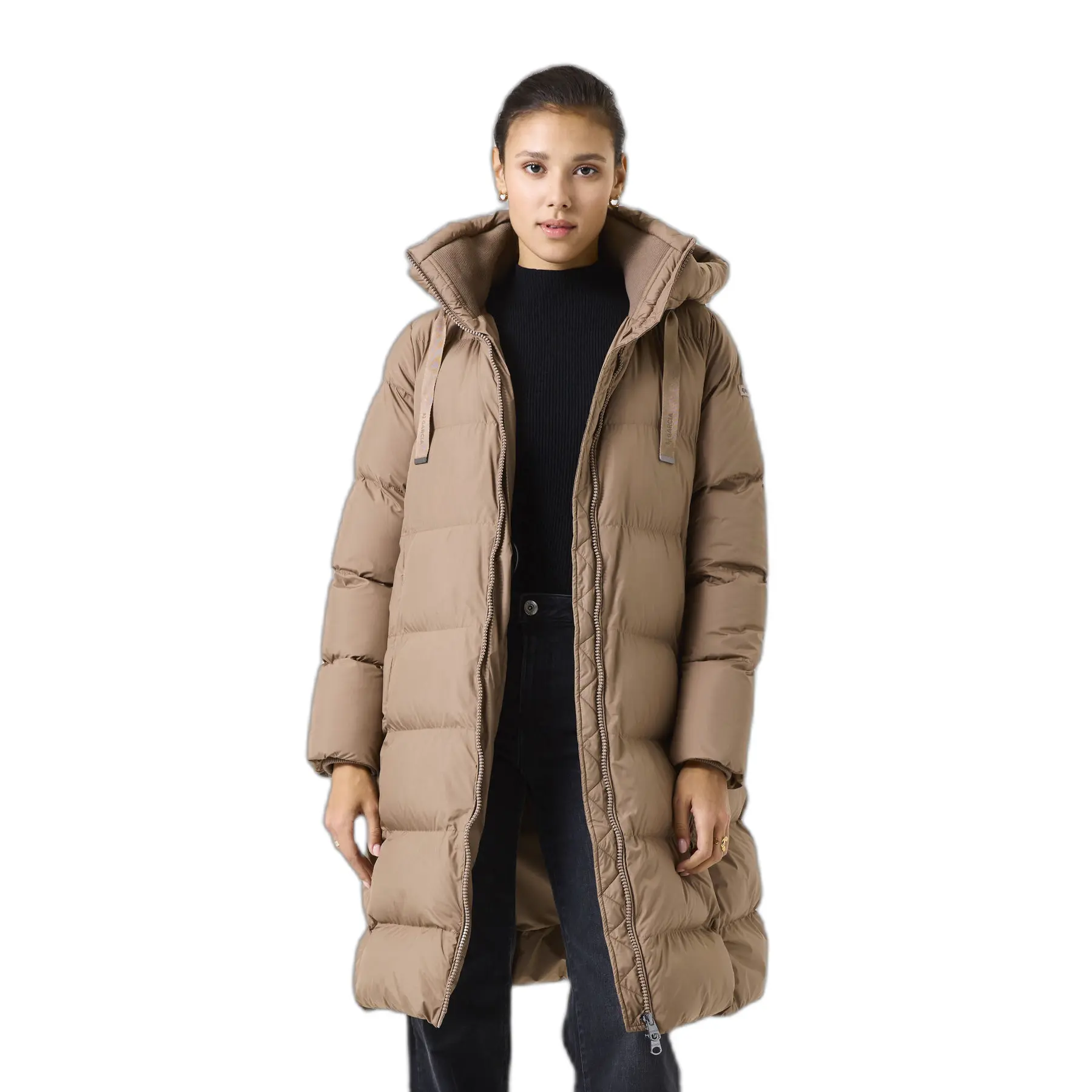 Lange Daunenjacke Damen Garcia