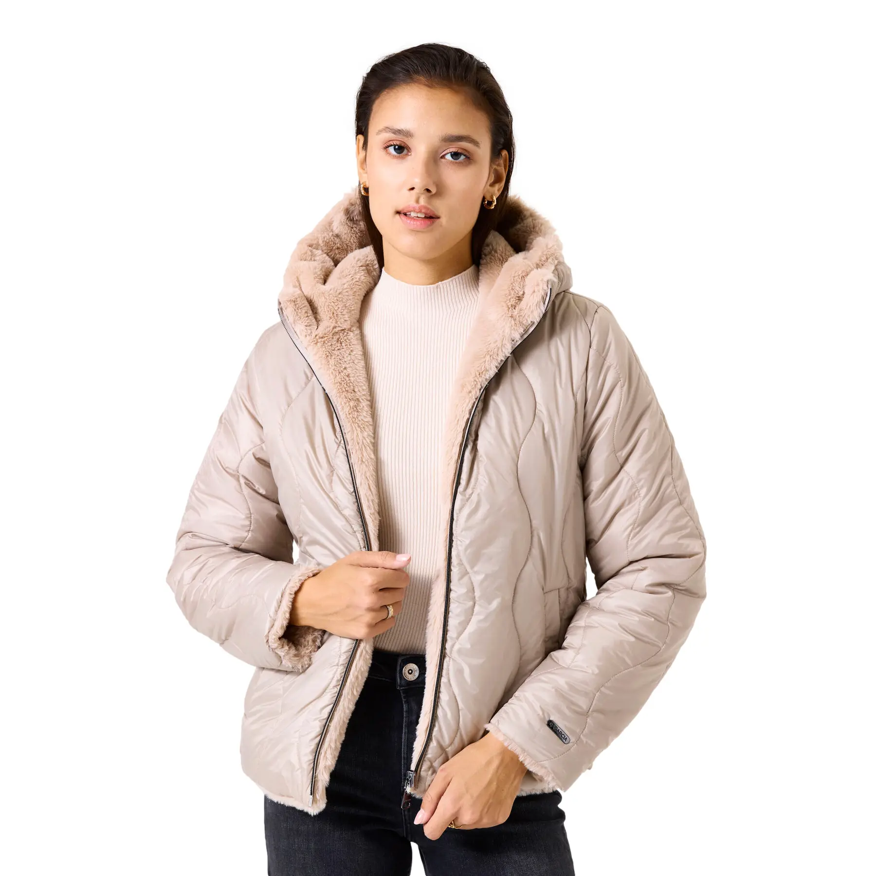 Pile reversibile da donna