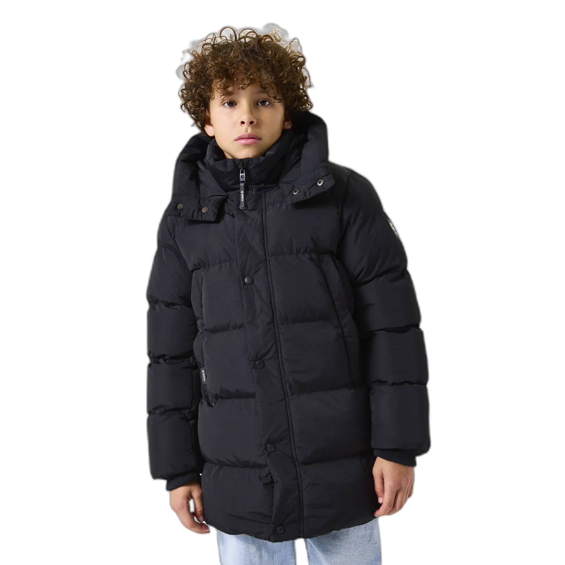 Mittellange Kapuzenjacke für Kinder Garcia