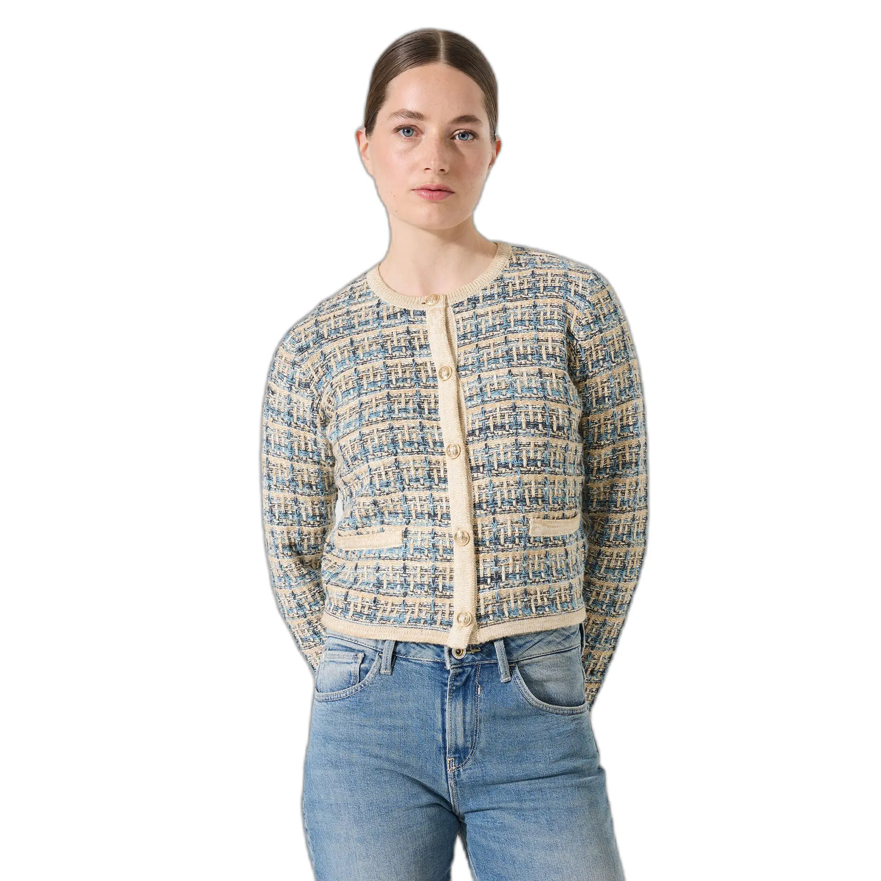 Texturierter Cardigan Für Damen Garcia