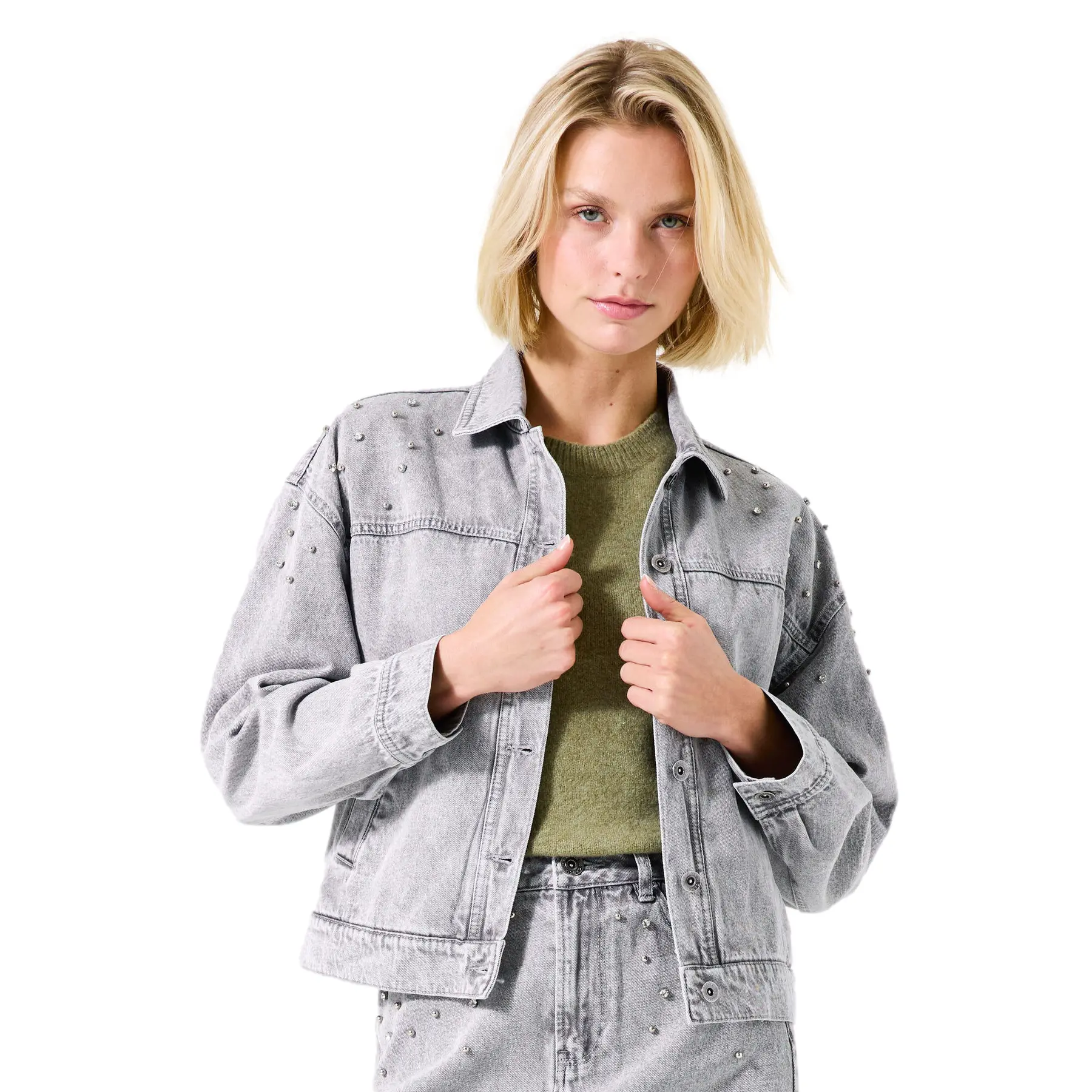 Jeansjacke Damen Garcia Generous Fit