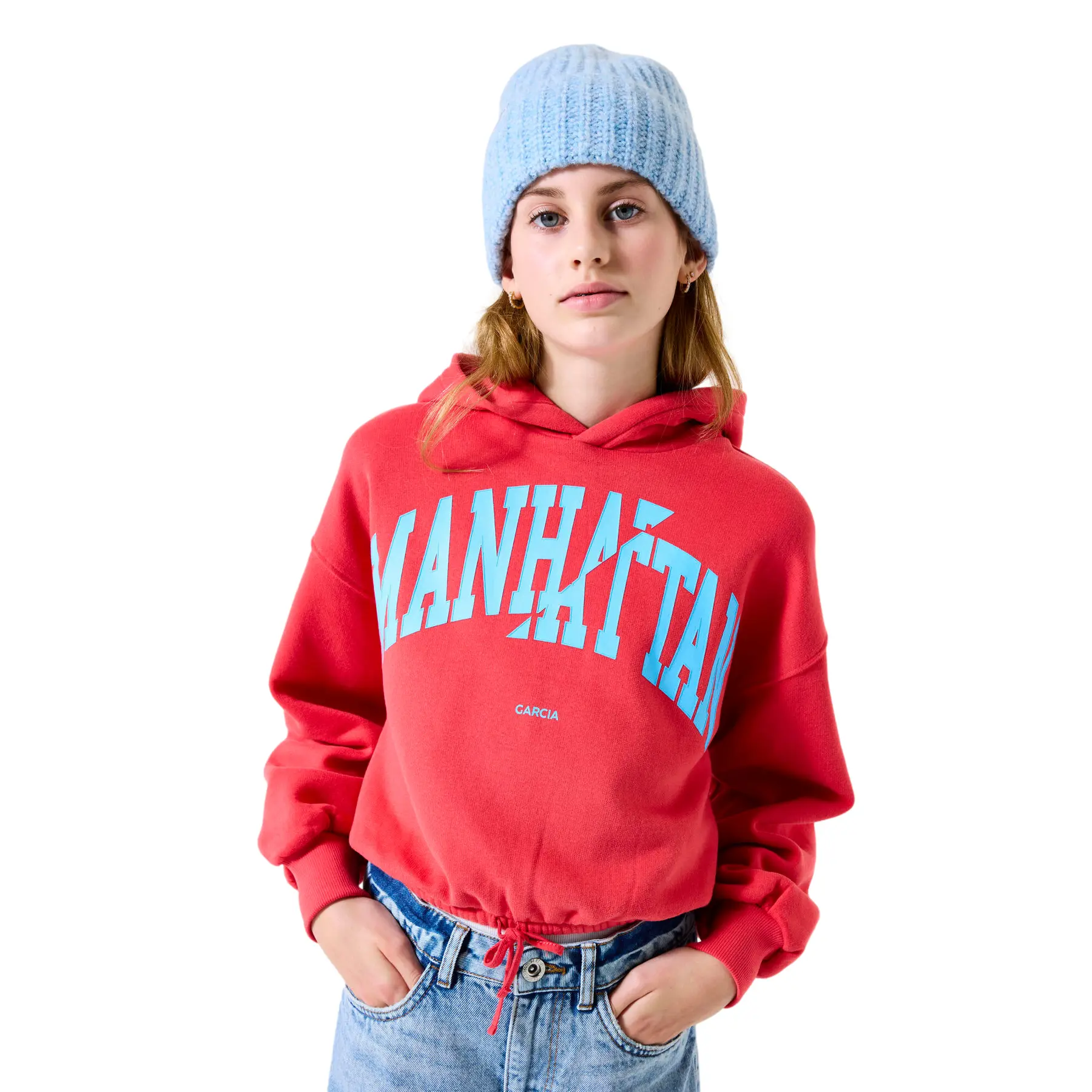 Mädchen Kapuzenpullover Mit Druck Garcia Manhattan