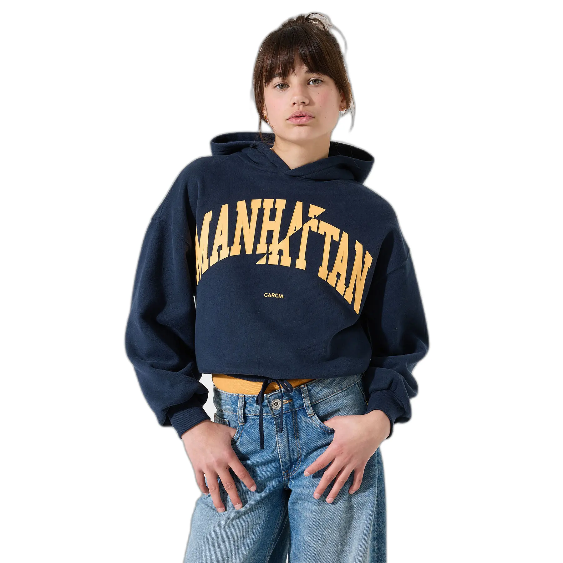 Mädchen Kapuzenpullover Mit Druck Garcia Manhattan