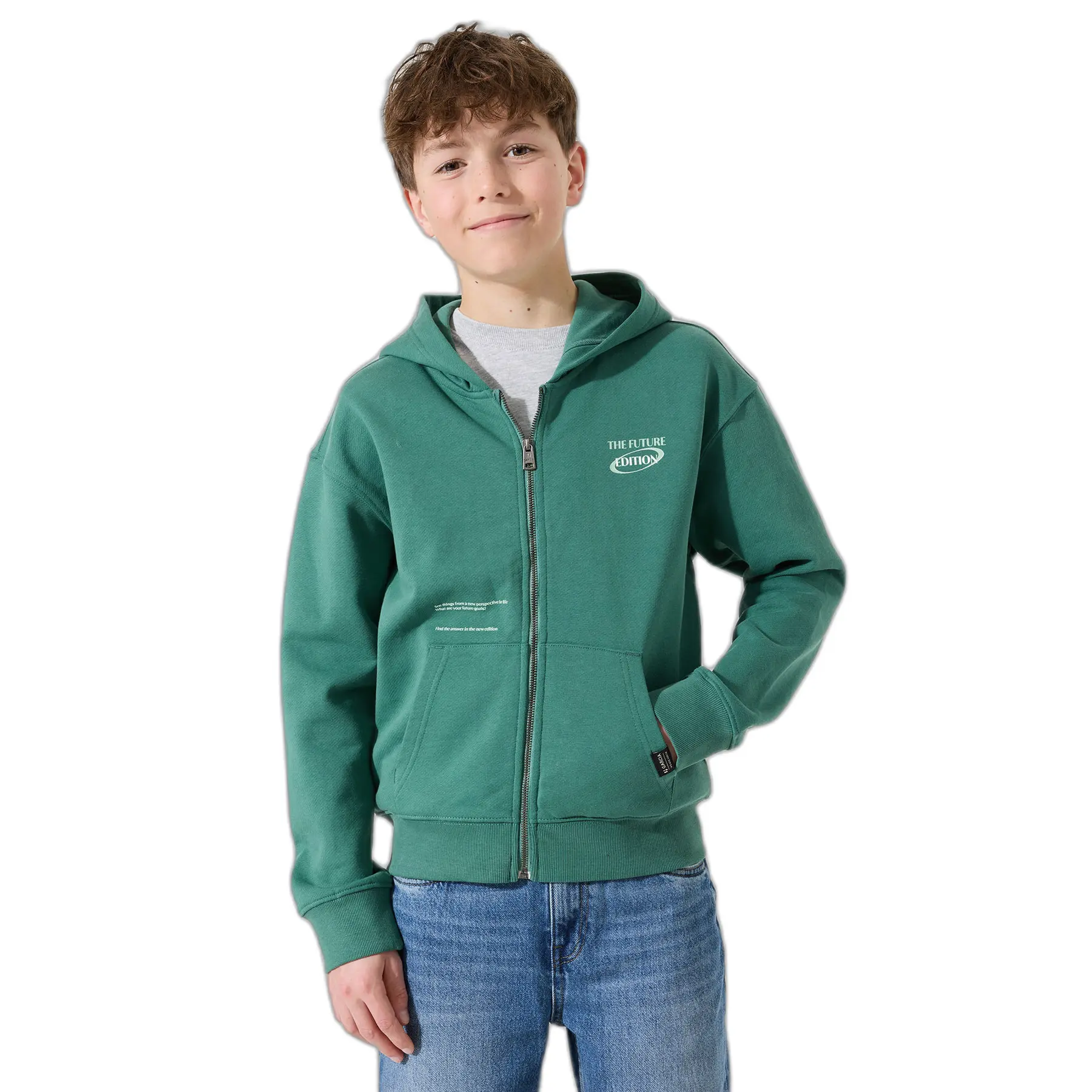 Kinder Kapuzenpullover Mit Reißverschluss Garcia The Future Edition