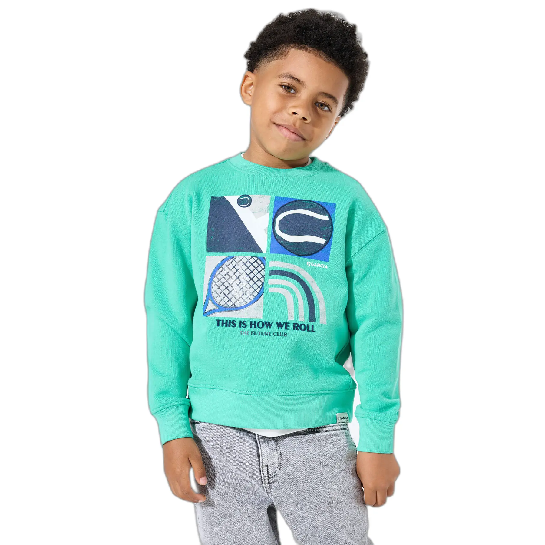 Bedruckter Kinder-Sweatshirt Garcia This Is How We Roll