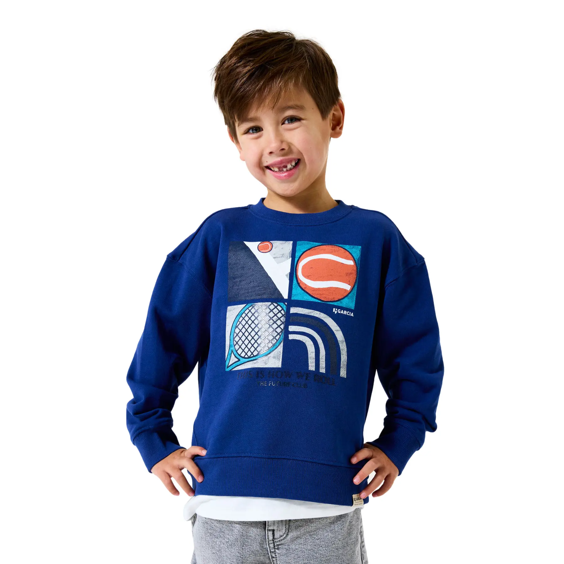 Bedruckter Kinder-Sweatshirt Garcia This Is How We Roll