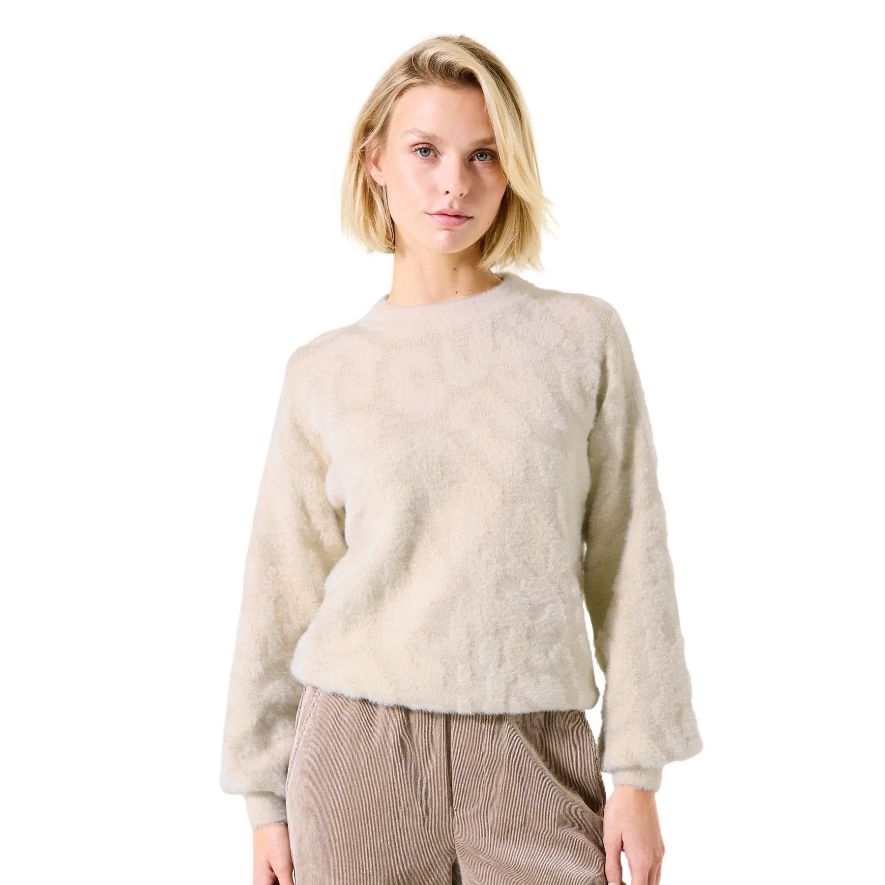 Pull écru Damen Garcia