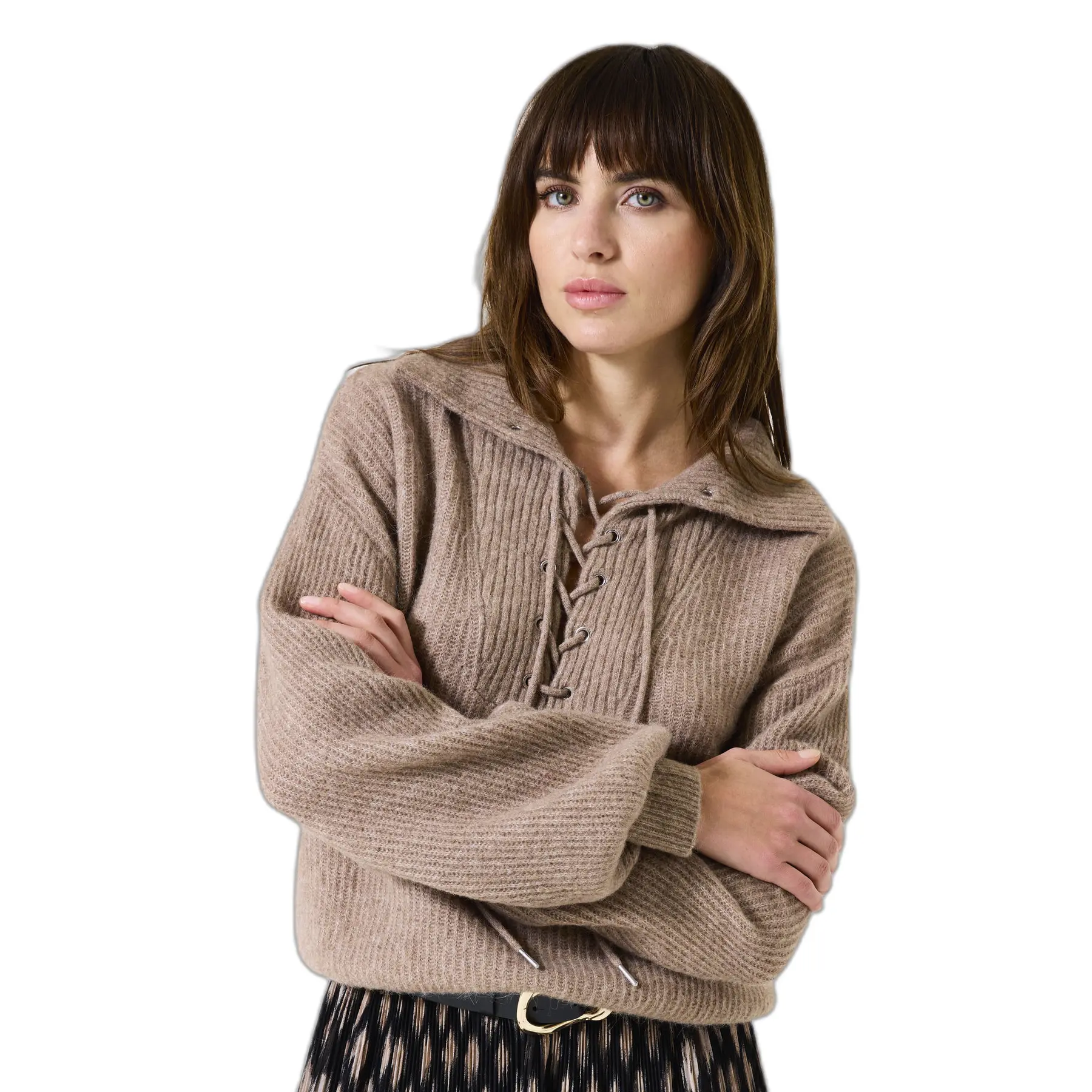 Elegante Pull Damen Garcia Look Moderne