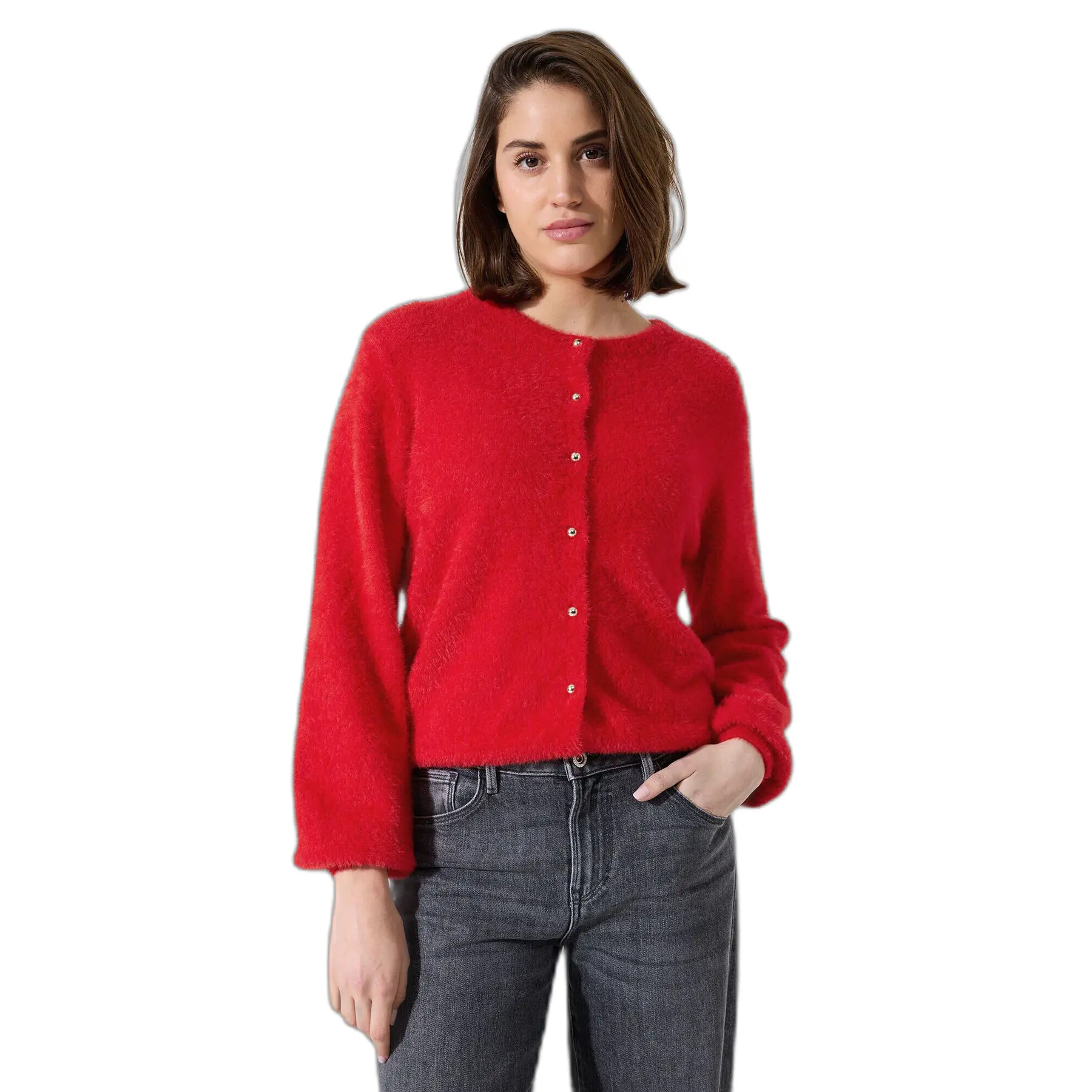 Strickjacke, Damen Garcia
