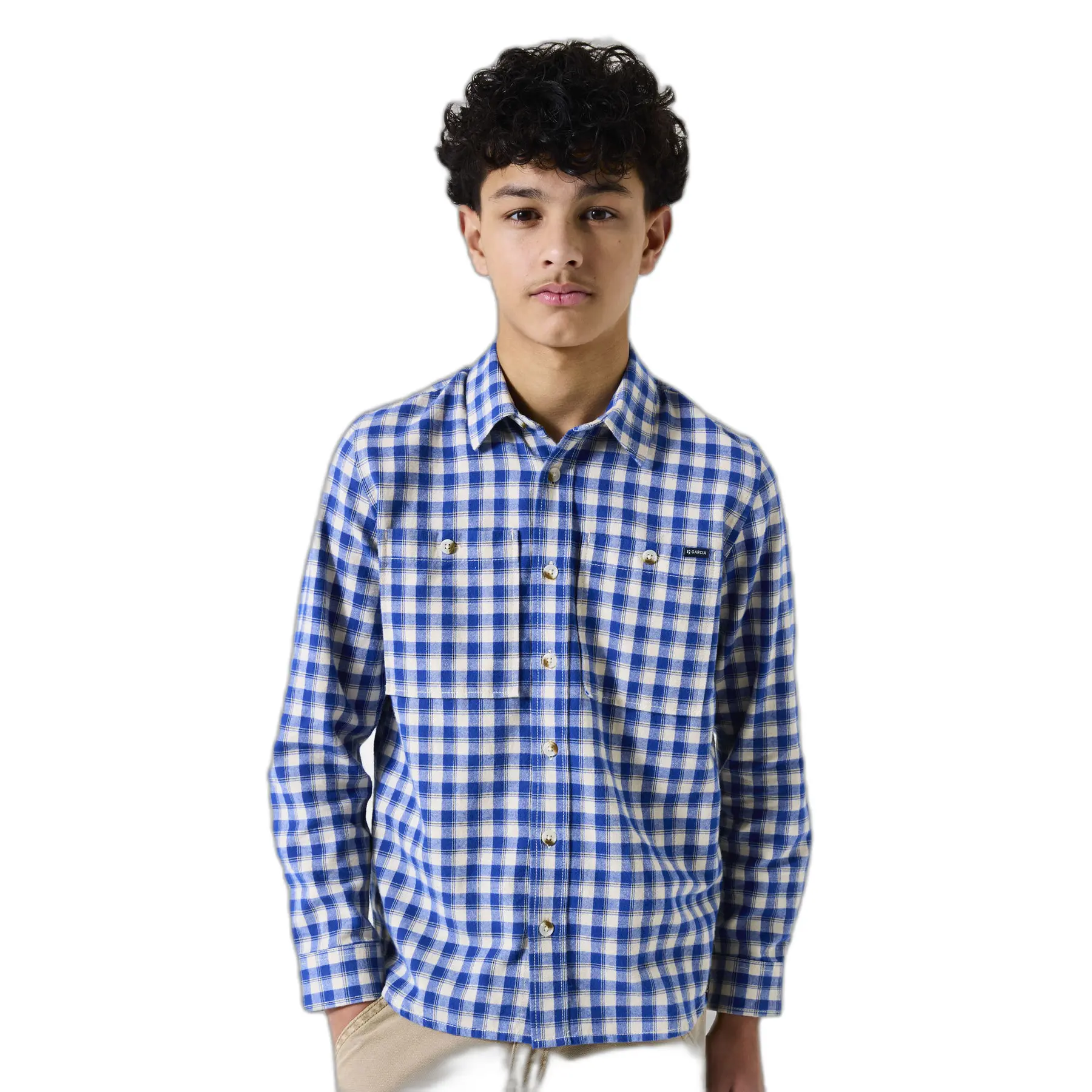 Langarmshirt Karo Für Kinder Garcia