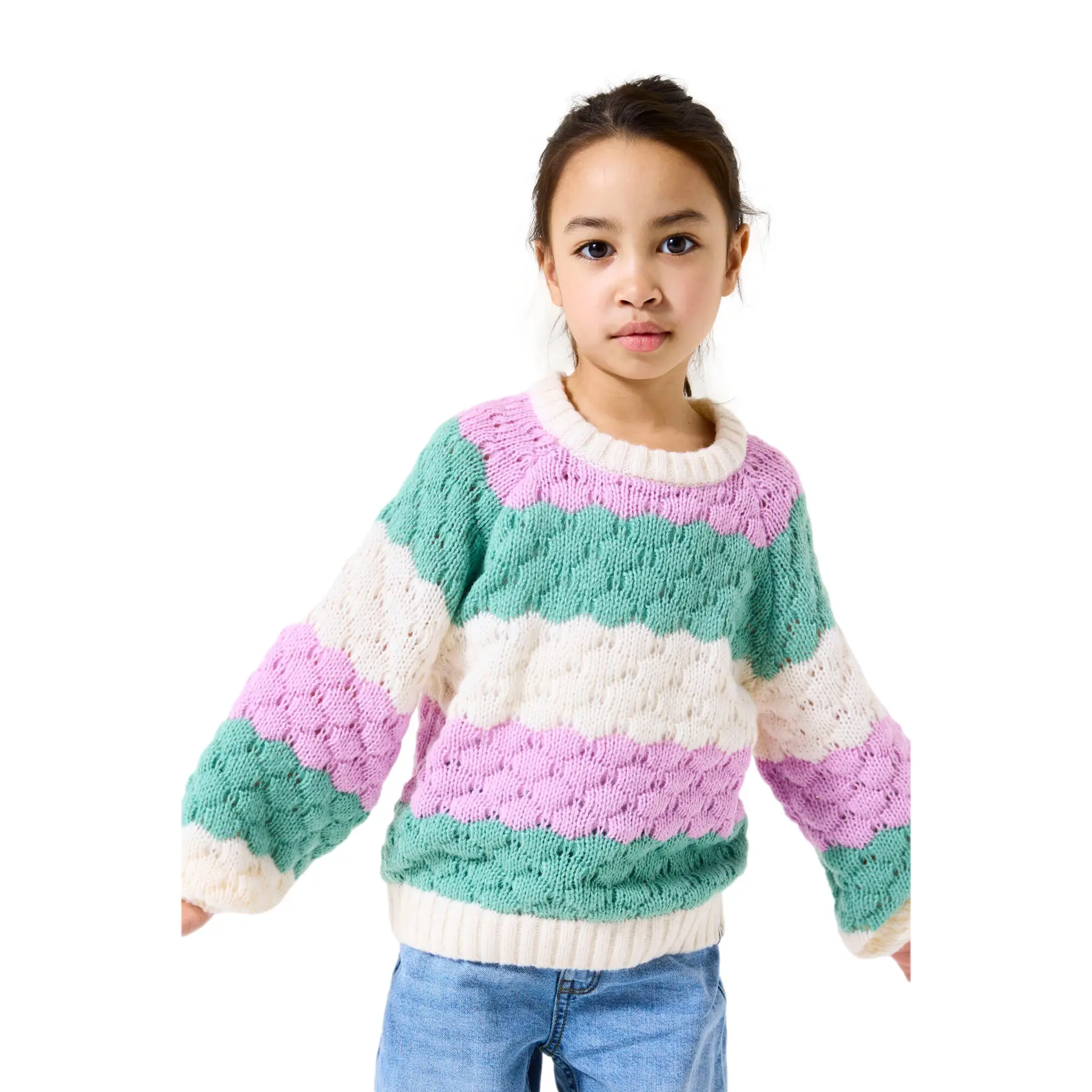 Gestreiftes Pulli Mädchen Garcia