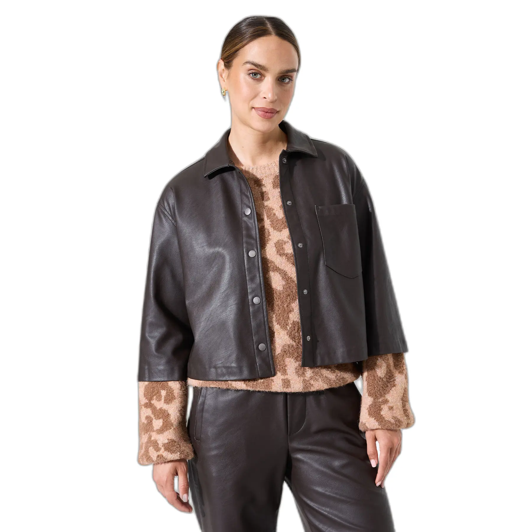 Giacca in pelle da donna