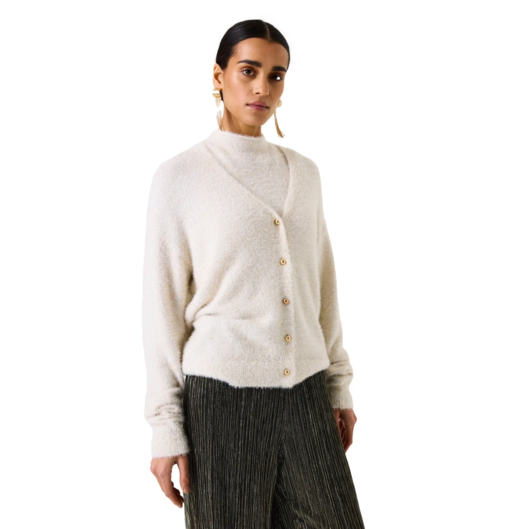 Damen Strickjacke Mit Knöpfen Garcia