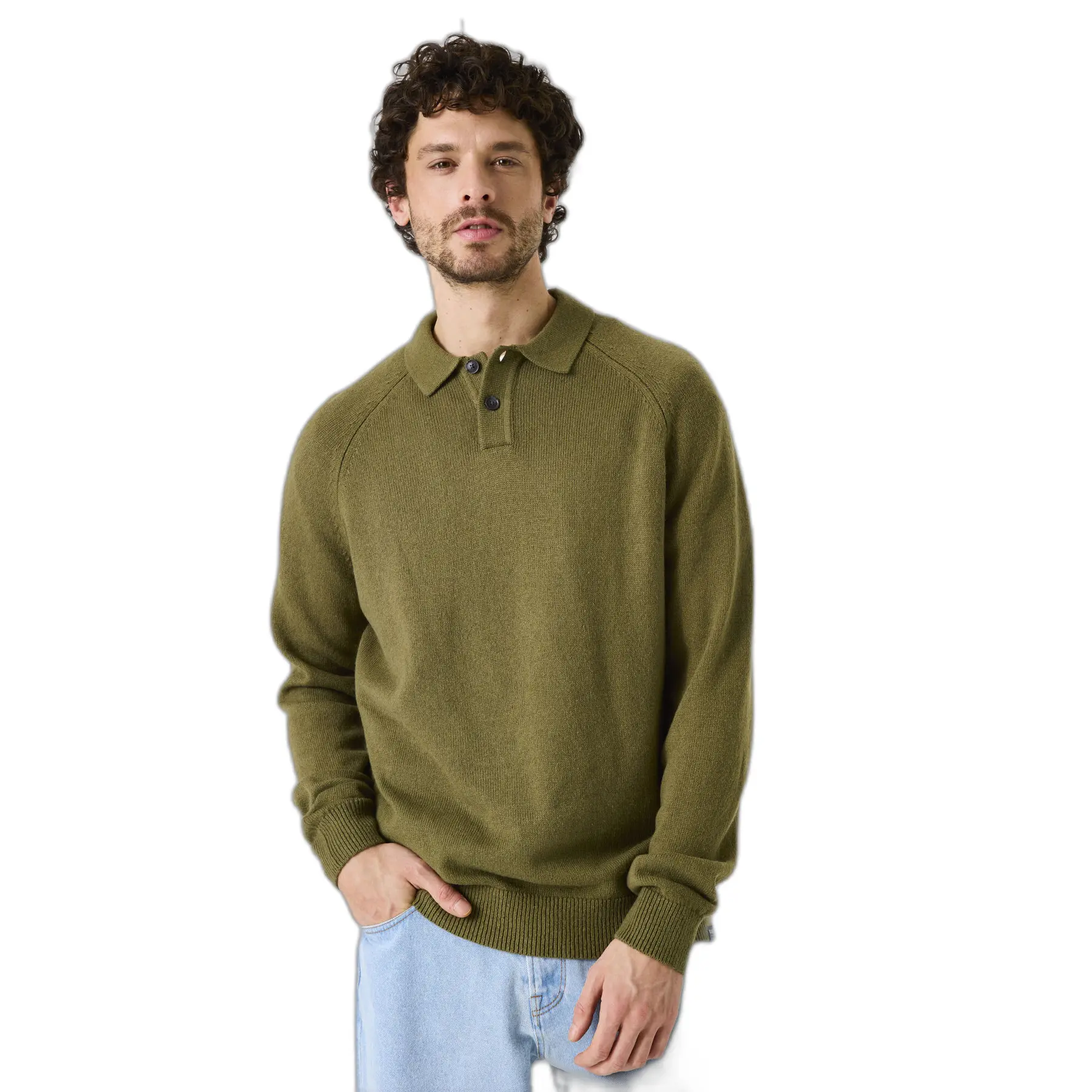 Langärmeliges Poloshirt Aus Mesh Garcia