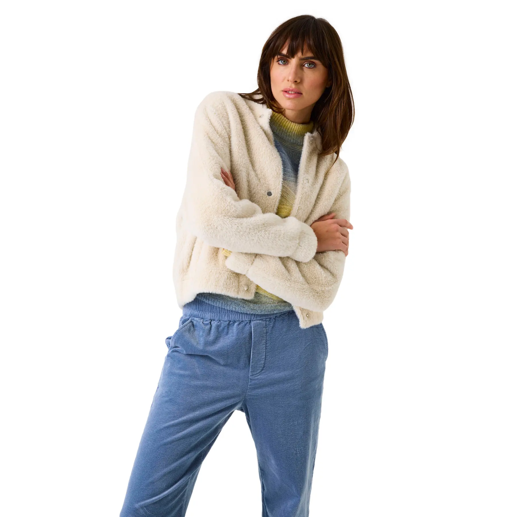 Kunstpelzjacke Damen Garcia