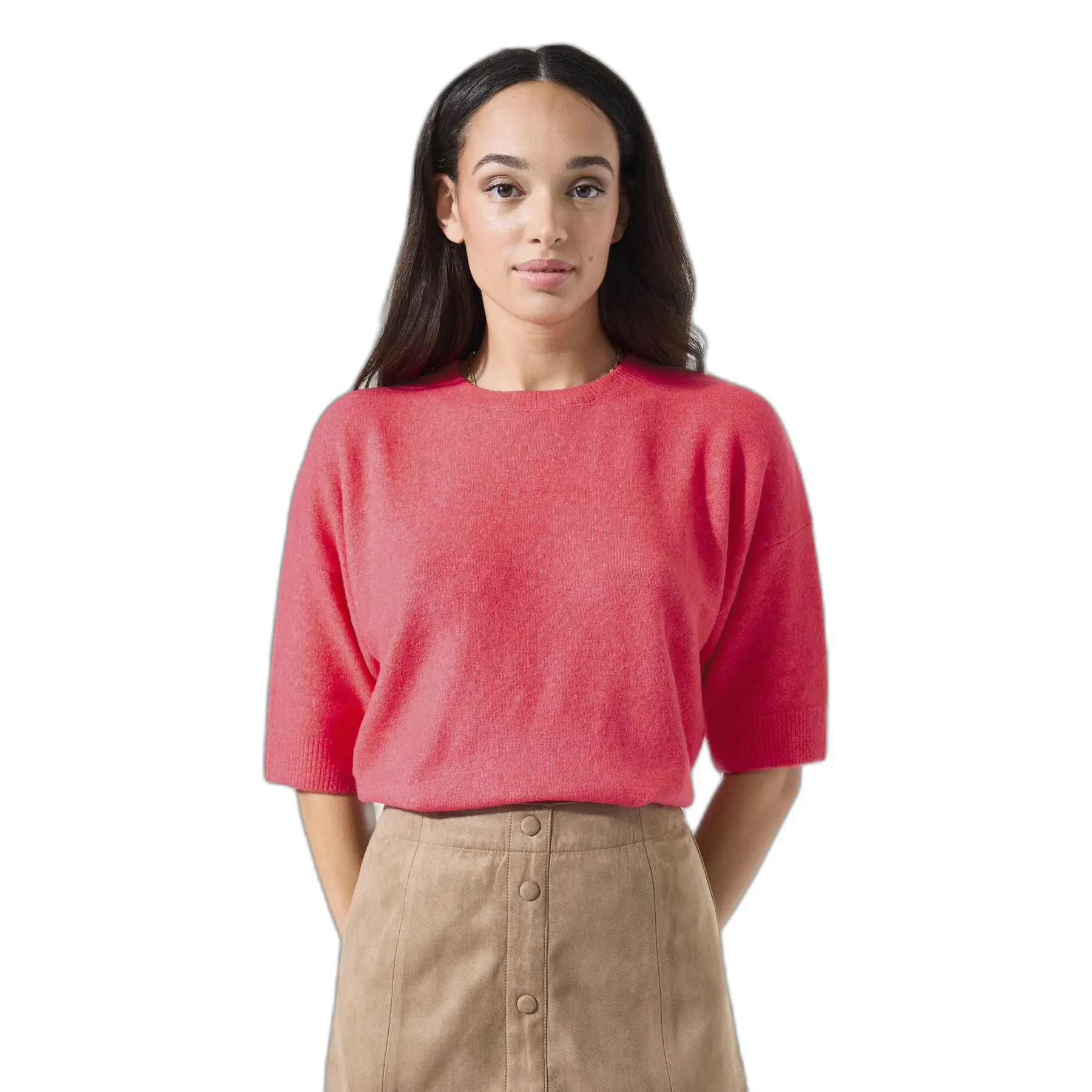 Pullover Mit Rundhalsausschnitt Damen Garcia