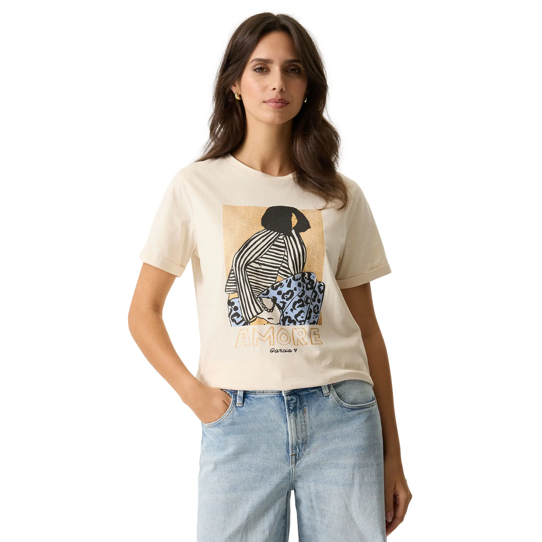Damen T-Shirt Garcia
