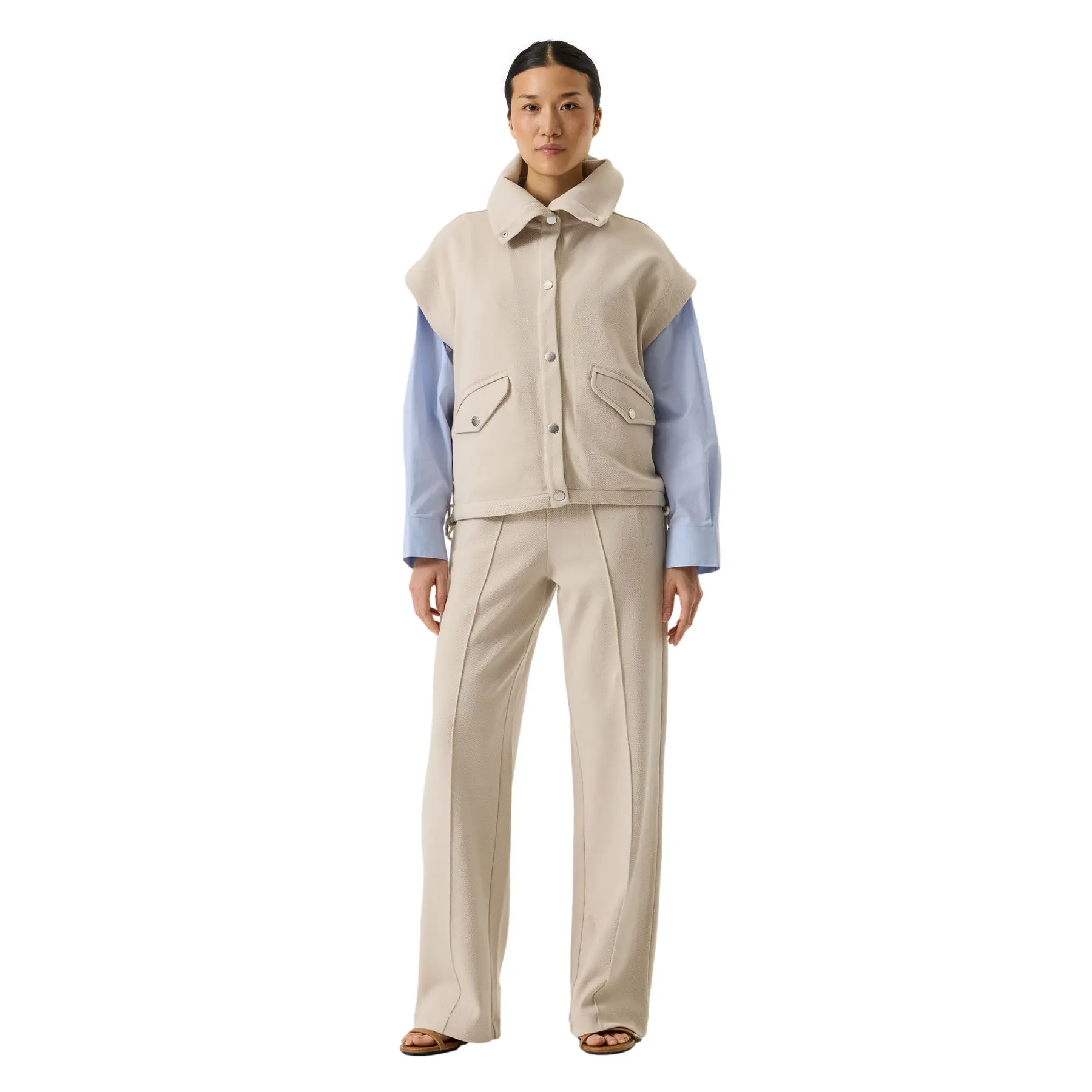 Weite Twill-Hose Für Damen Garcia