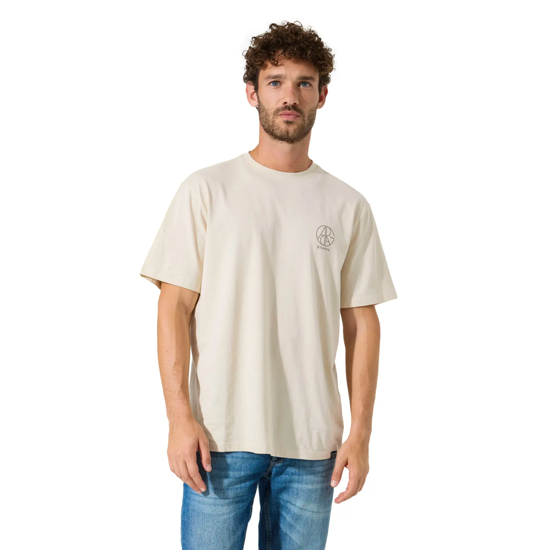 T-Shirt Mit Rundhalsausschnitt Aus Baumwolle Garcia