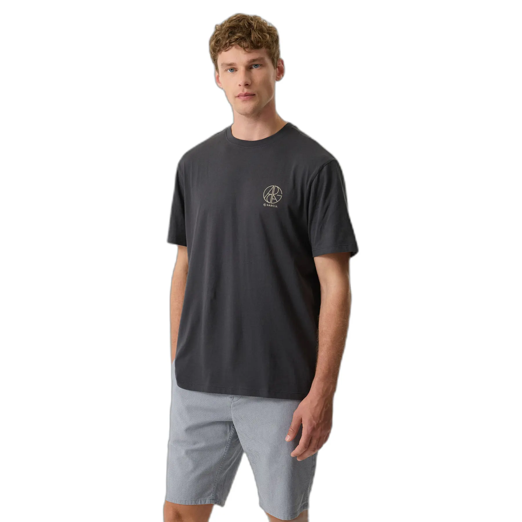 T-Shirt Mit Rundhalsausschnitt Aus Baumwolle Garcia