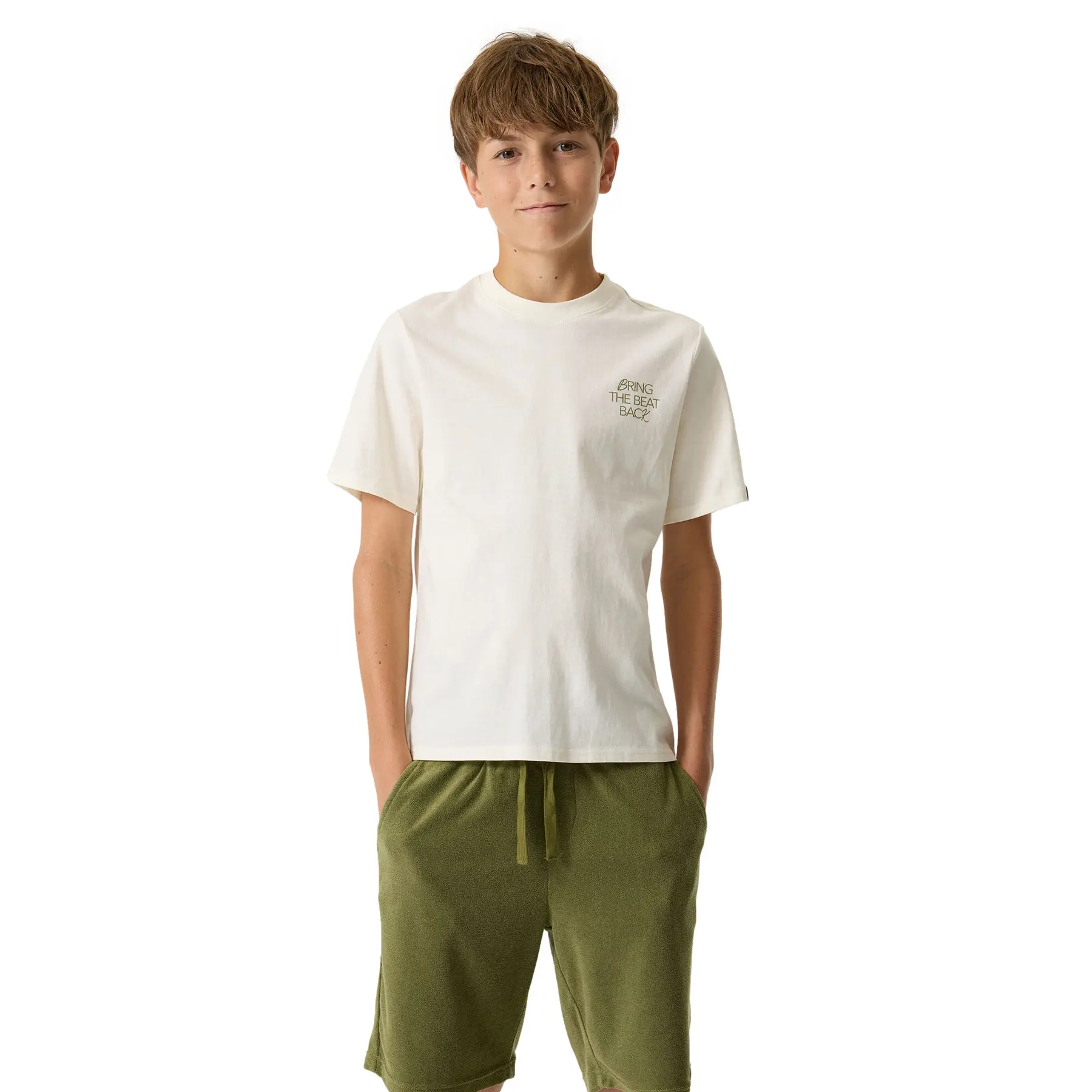T-Shirt Mit Druck Auf Der Brust Und Dem Rücken Für Kinder Garcia