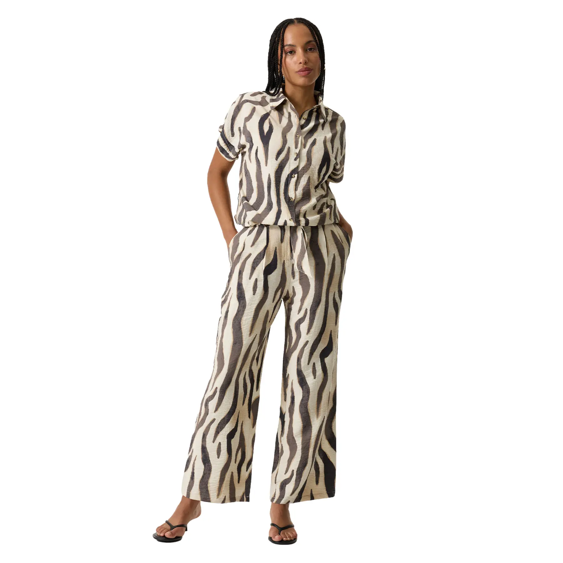 Bedruckte Hose Damen Garcia