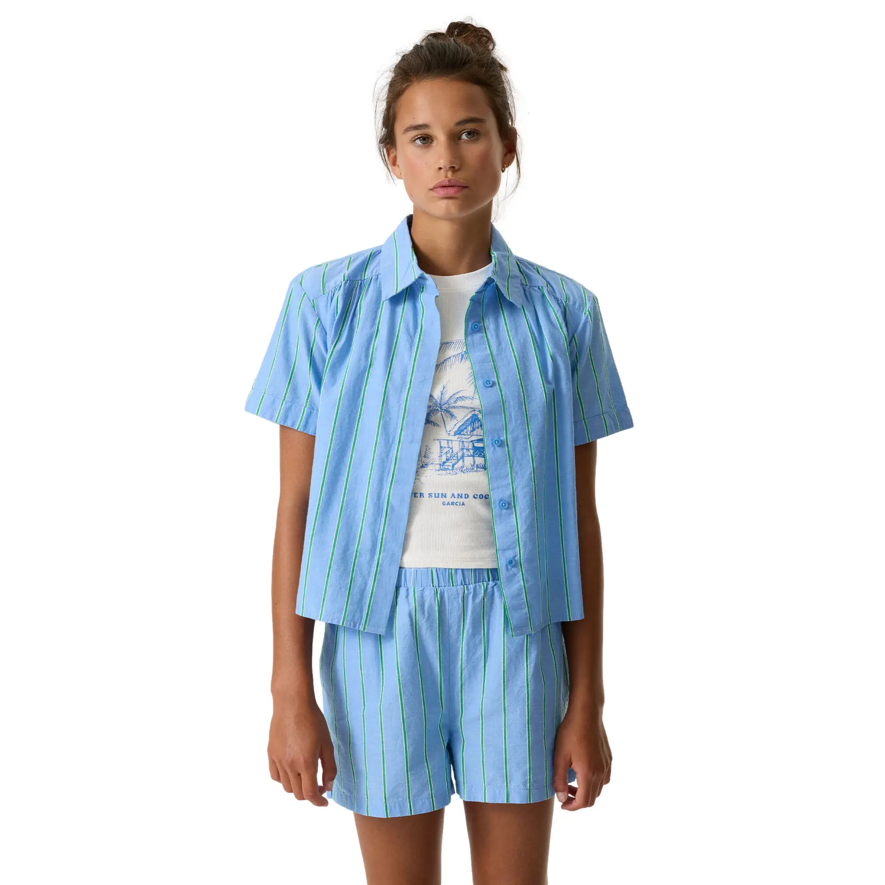 Gestreifte Bluse Für Mädchen Garcia