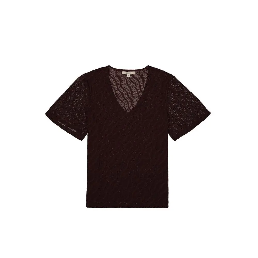 T-shirt da donna con scollo a V