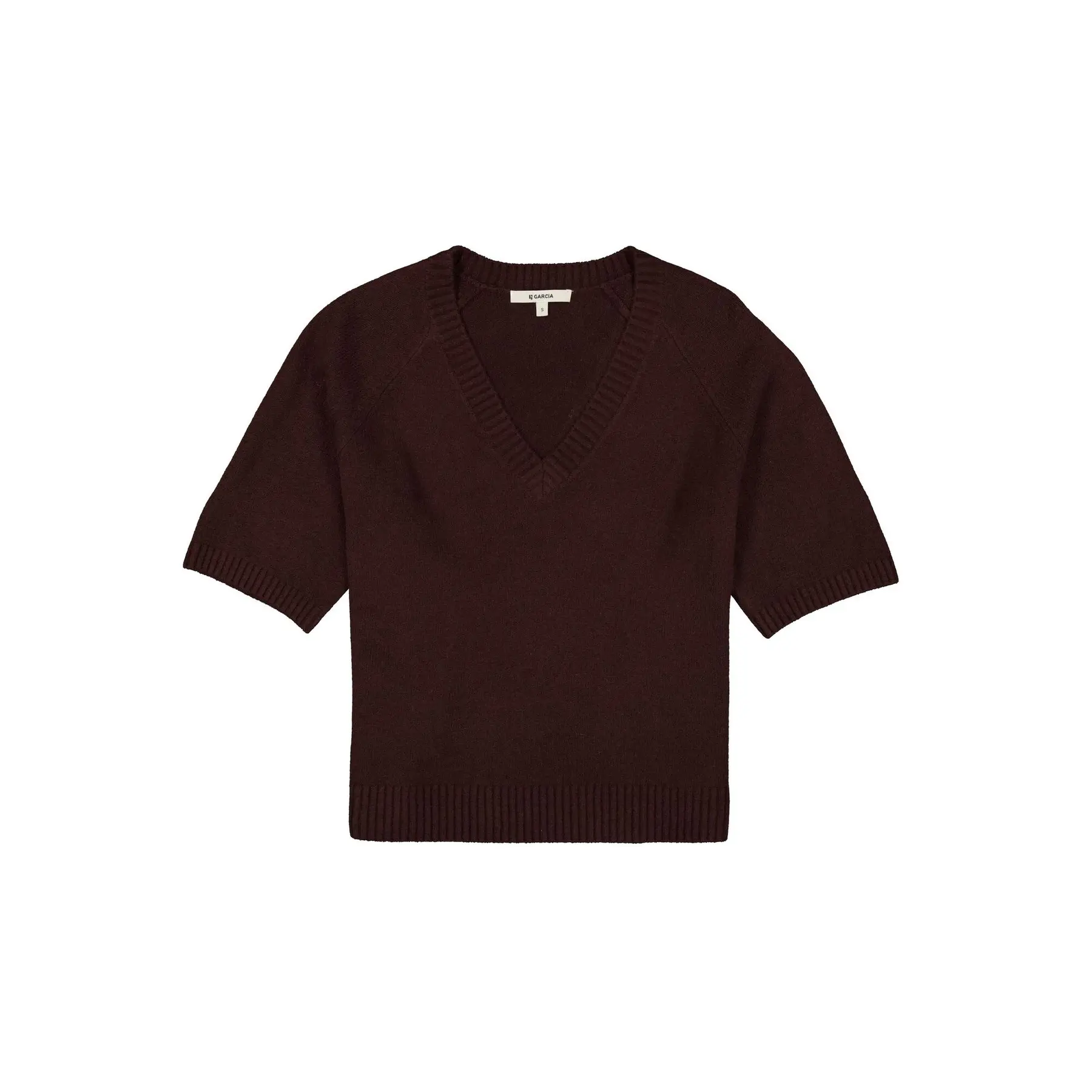 Maglietta col V maniche corte donna  T260240