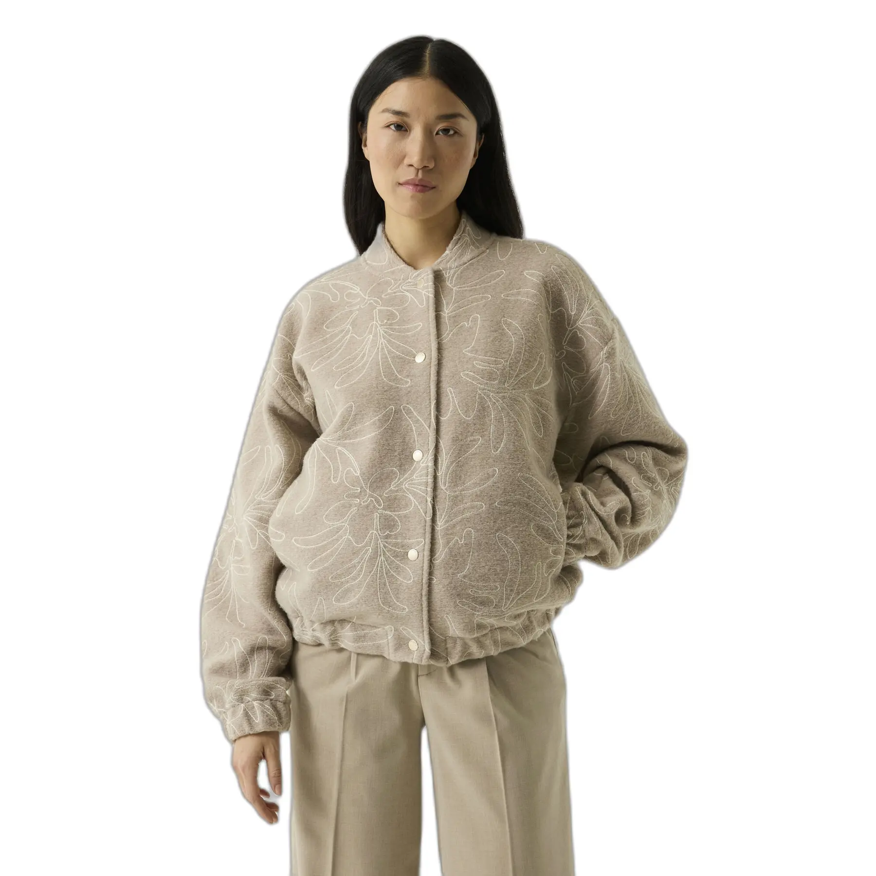 Bomber Mit Besticktem Druck Für Damen Garcia