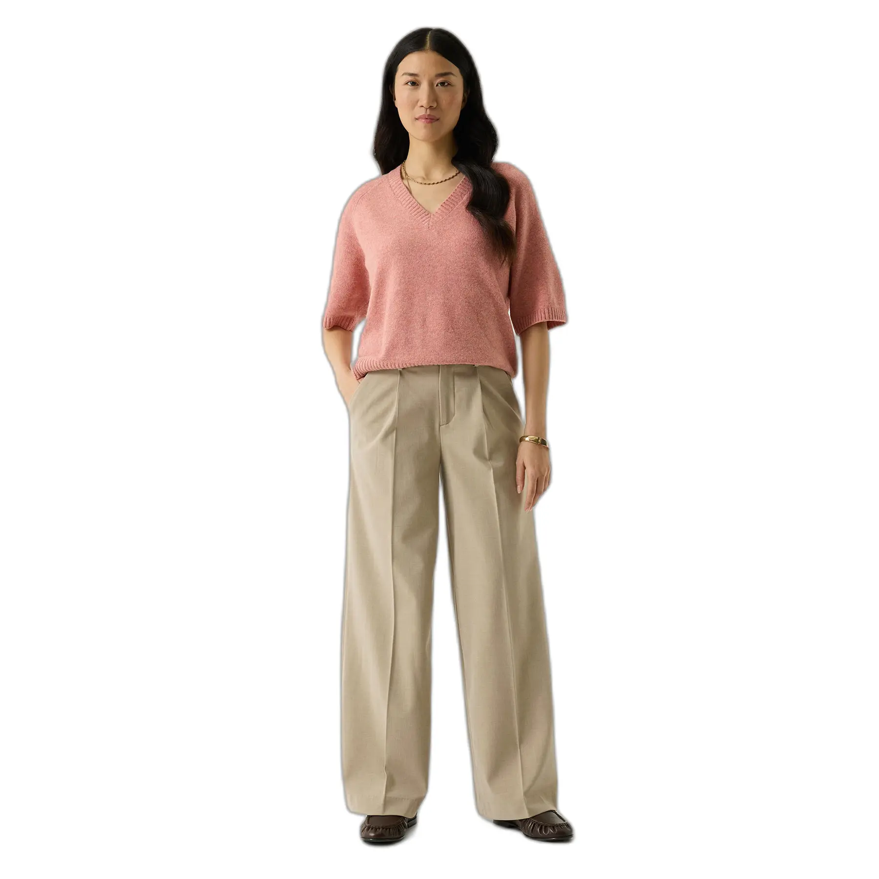 Pantaloni a gamba larga donna
