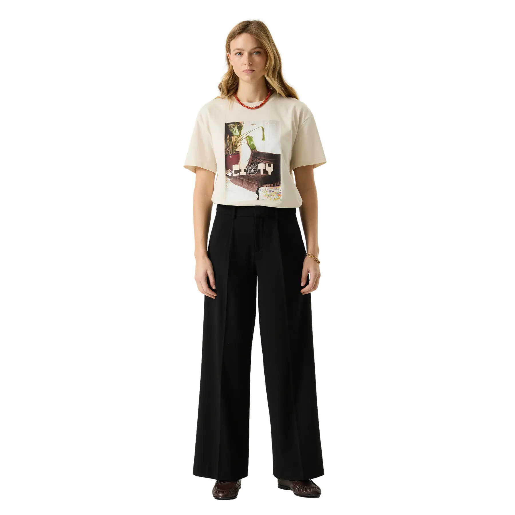 Pantaloni a gamba larga donna