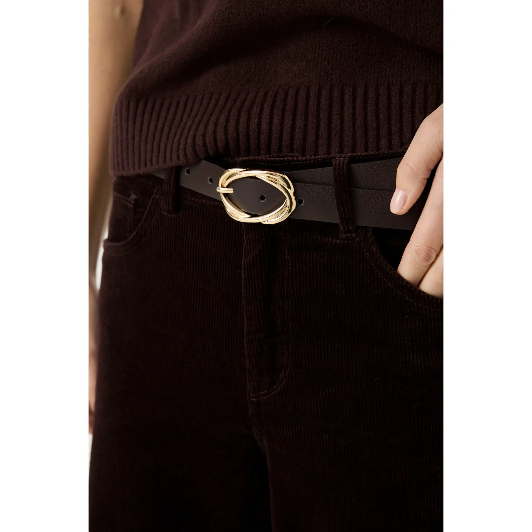 Cintura in pelle da donna