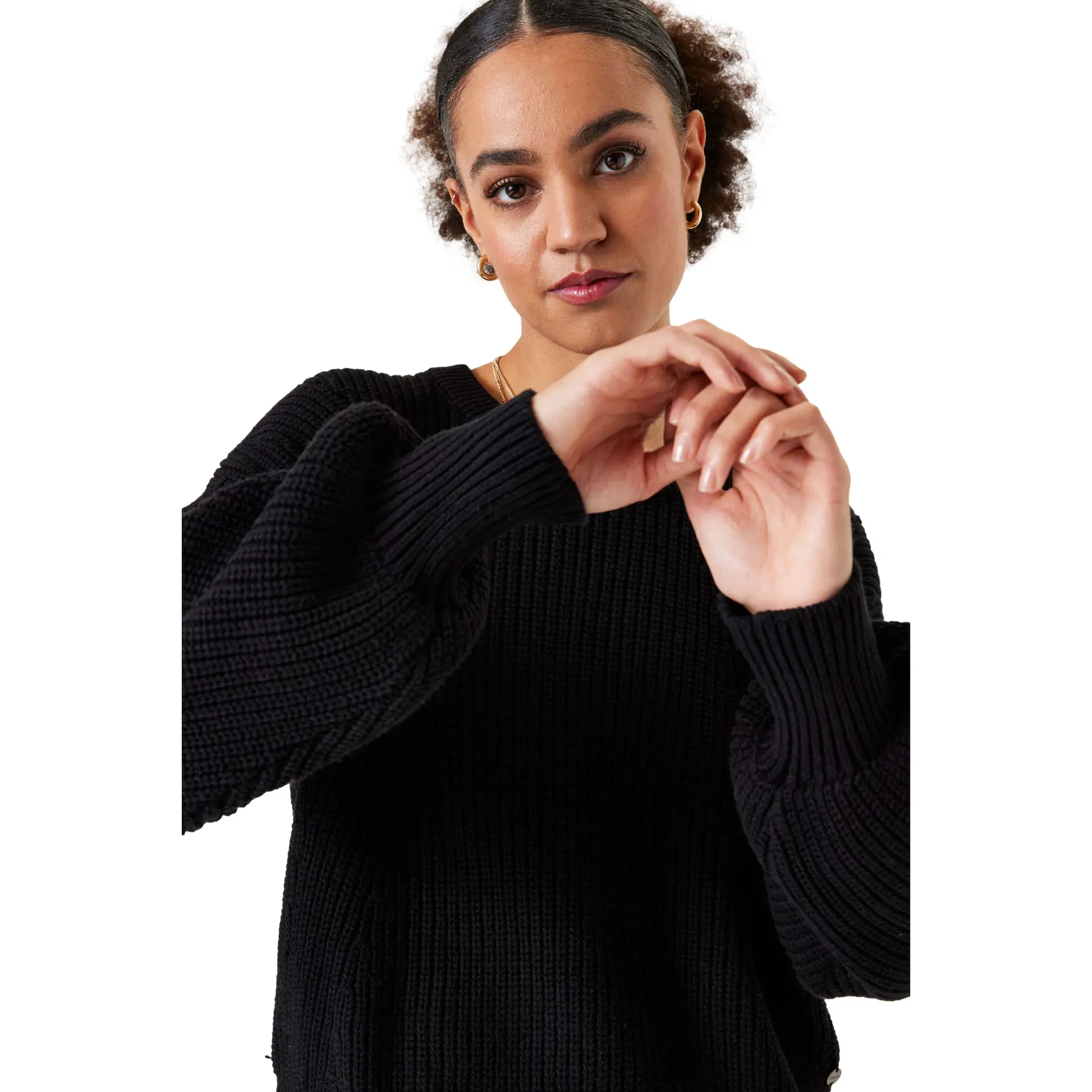 Pull En Côtelage Mit Ausschnitten Für Damen Garcia