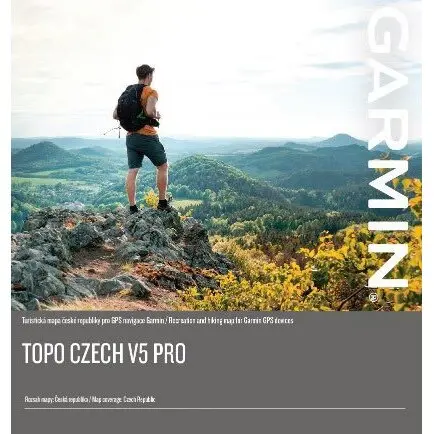 Garmin Unisex Noir Card Topo Czech V5 Pro,Download Voucher