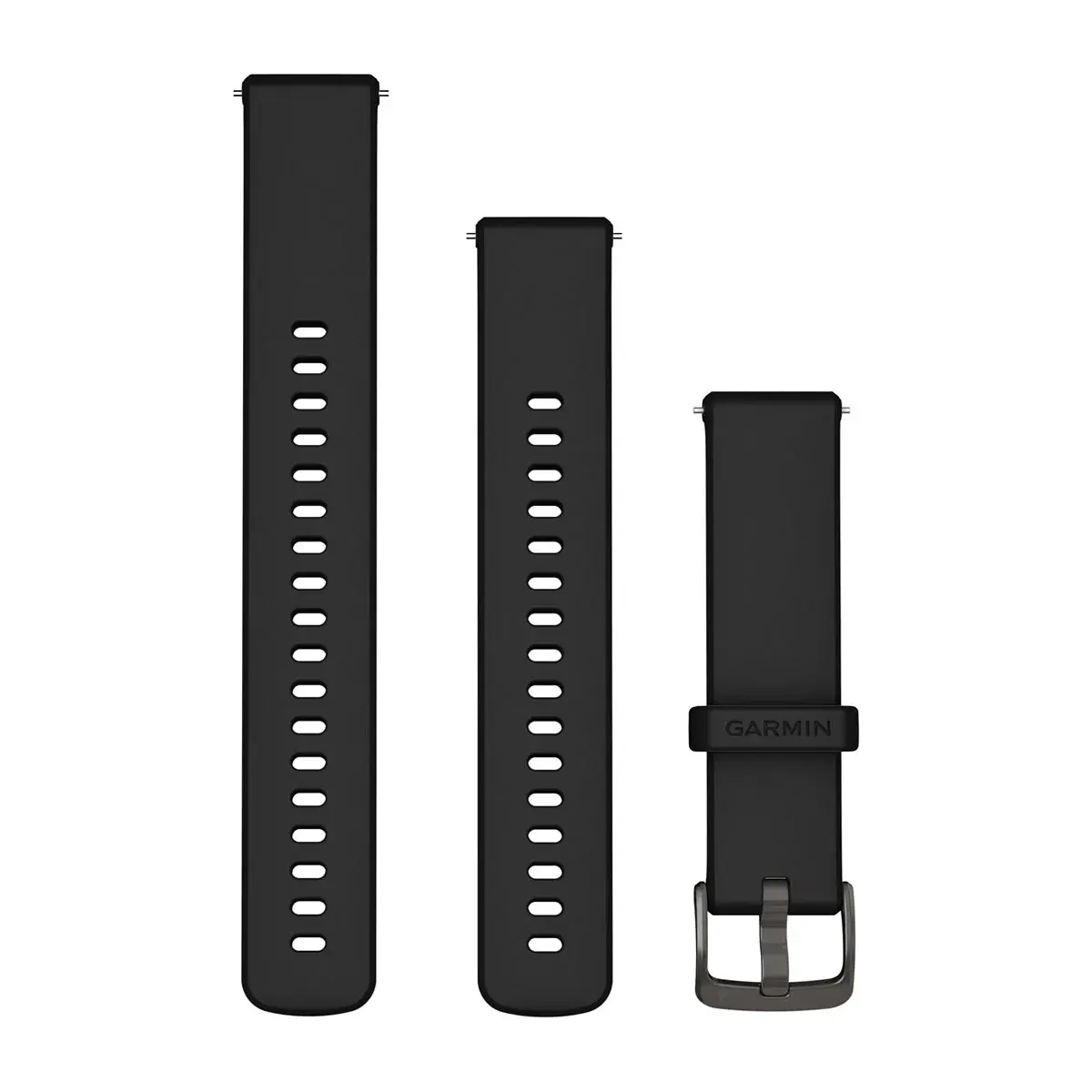 Silikon-Uhrenarmband mit grauem Verschluss Garmin Quick Release