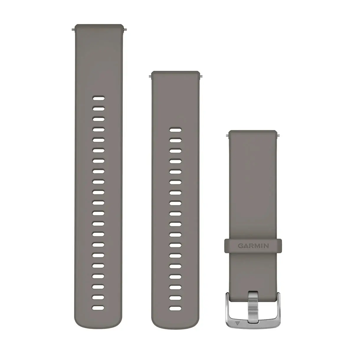 Silikon-Uhrenarmband mit silberner Schnalle Garmin Quick Release