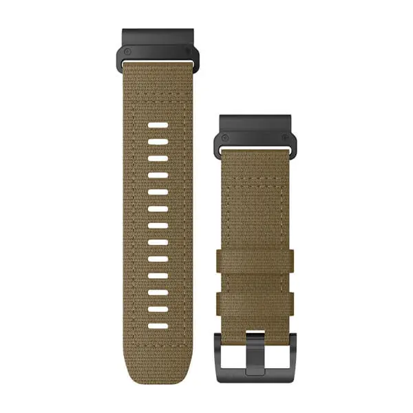 Garmin Unisex Marron Nylon Watchband Quickfit 26