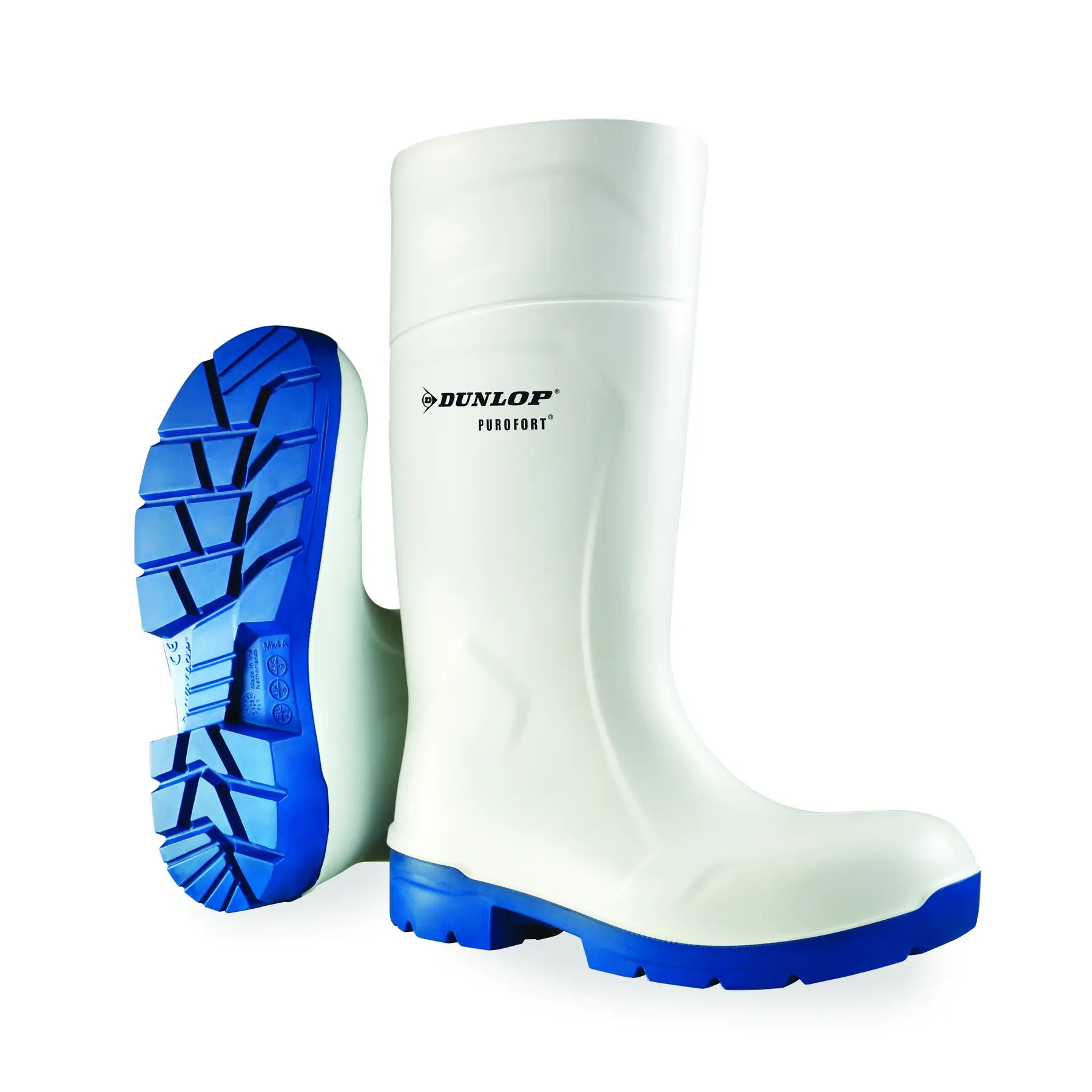 Slipbestendige veiligheidslaars | merk Dunlop | model Purofort FoodPro Multigrip | S4