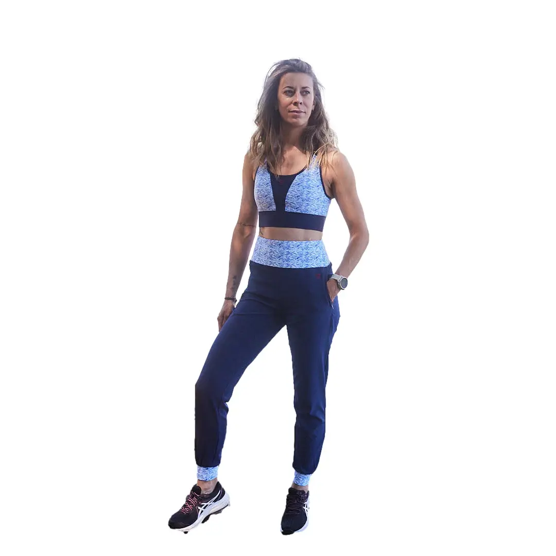 Gayaskin Women's Bleu Joggers Nouvelle Vague