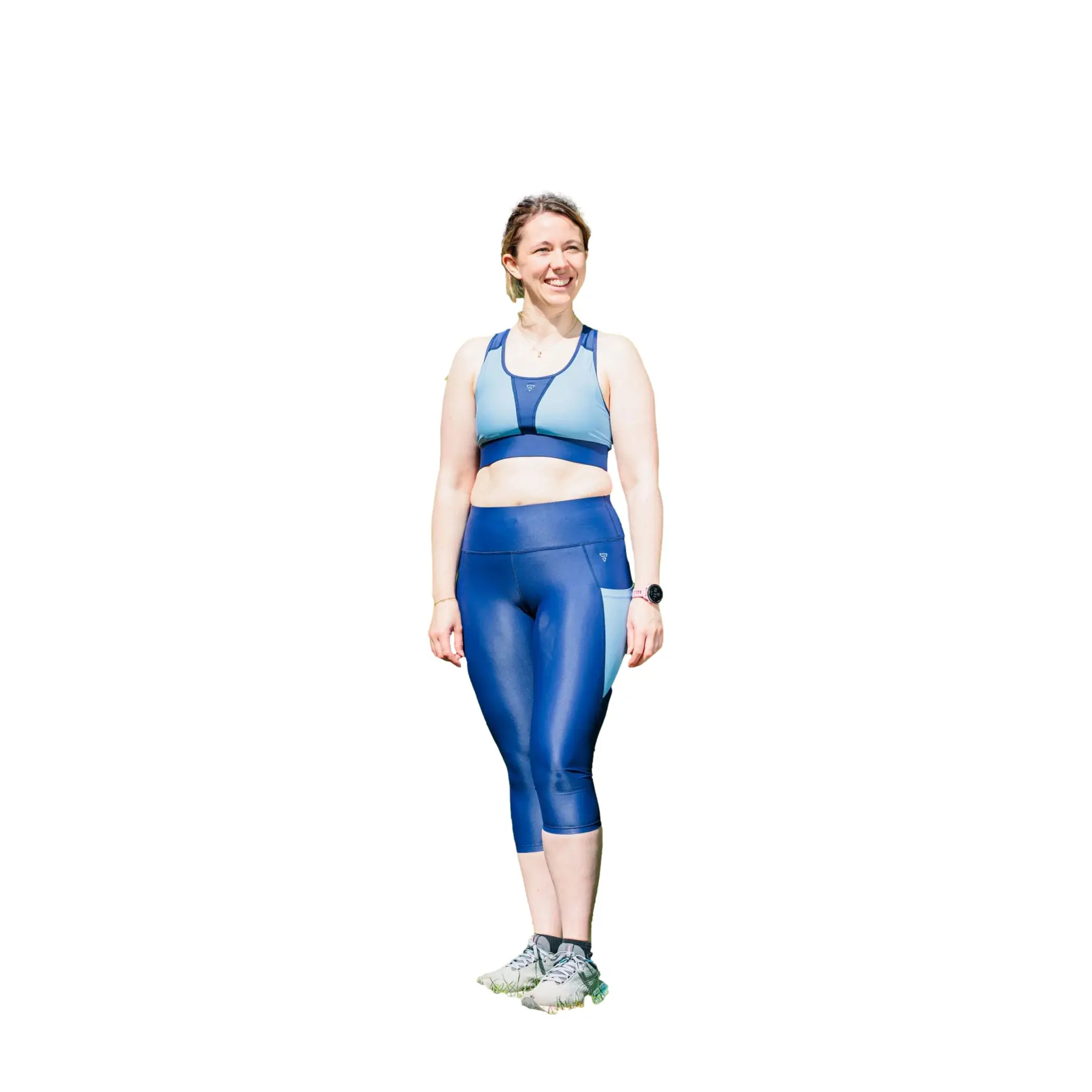 3/4 Leggings Damen Gayaskin Blueberry
