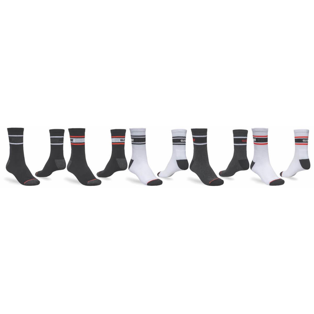 9321567922439 - Satz von 5 Socken Triple Stripe Crew