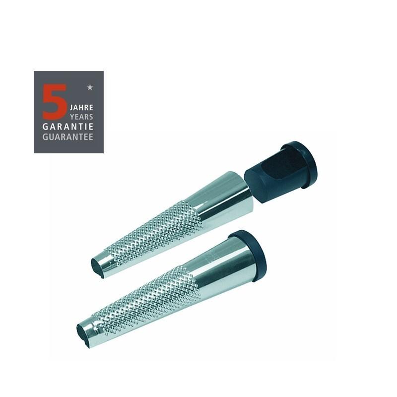 4006664104500 - GEFU Mola Muskatreibe Muskatreibe aus Edelstahl mit praktischem Nussaufbewahrungsbehälter 1 Stück