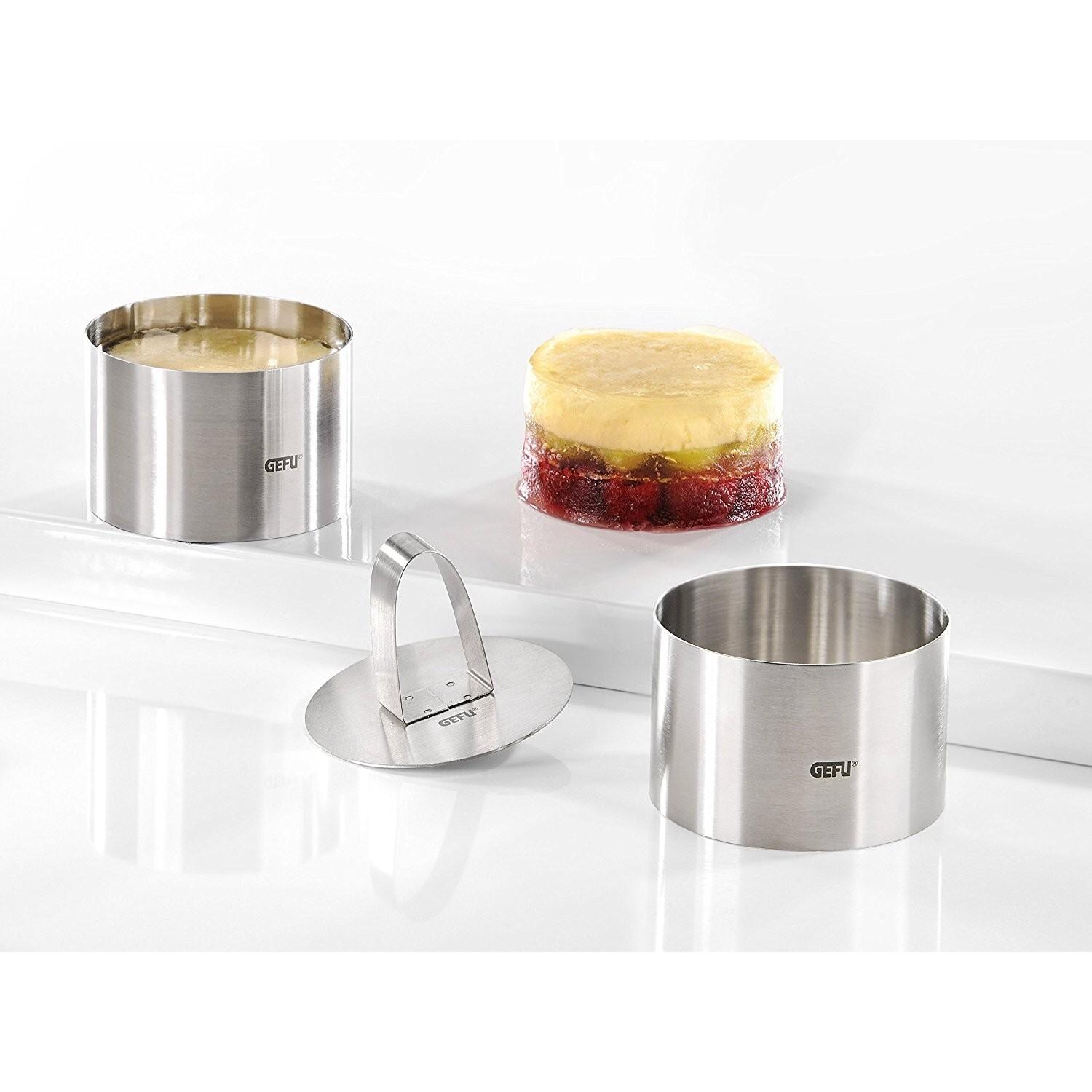 4006664121606 - - Speisenformer rund 3tlg Küche Kochen Backen Former Kuchenring Speisering Dessert