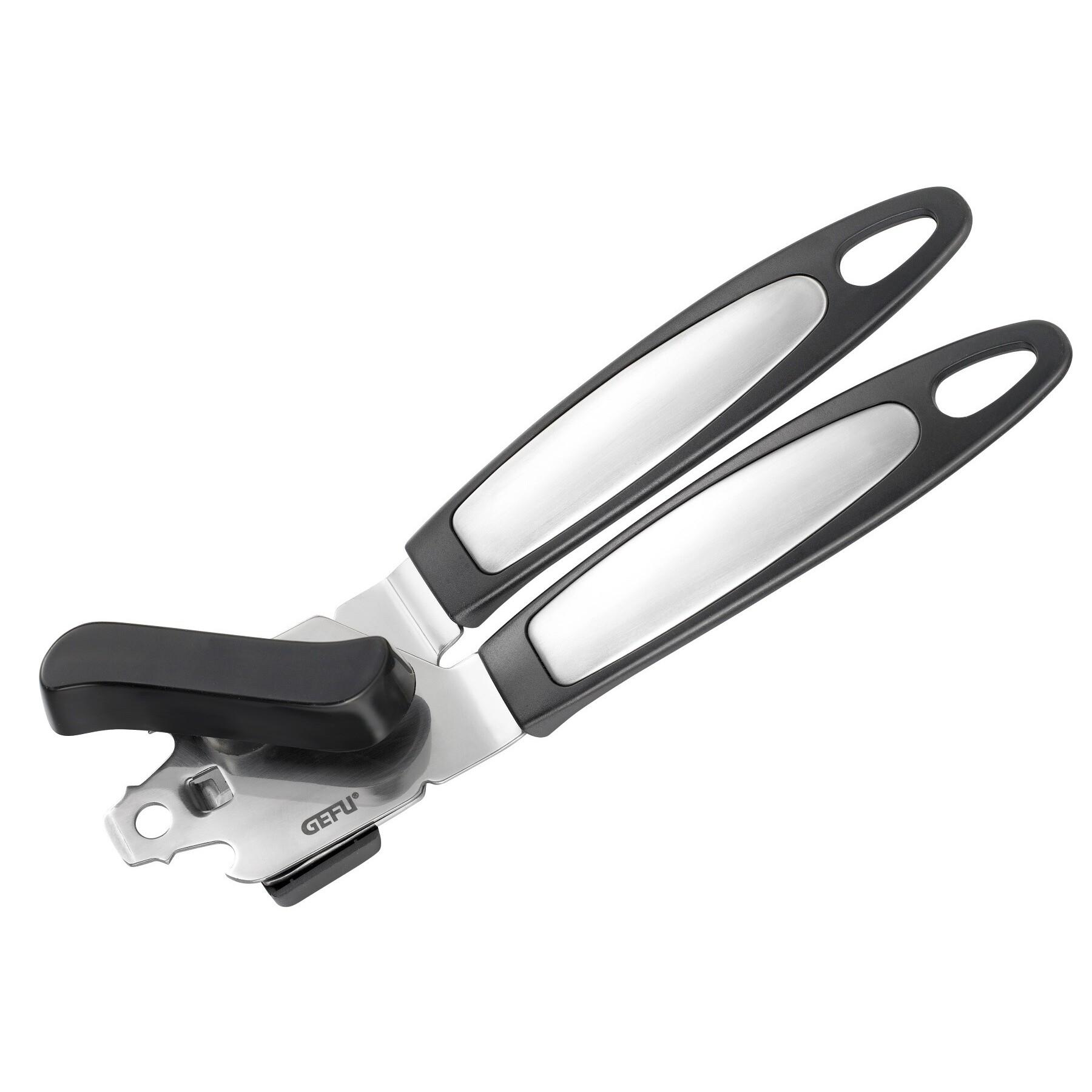 4006664123907 - Dosenöffner GEFU Zenga schwarz (schwarz mittelgrau) B59cm H58cm T215cm Dosenöffner Spitze zum Öffnen von Vakuumver­schlüssen