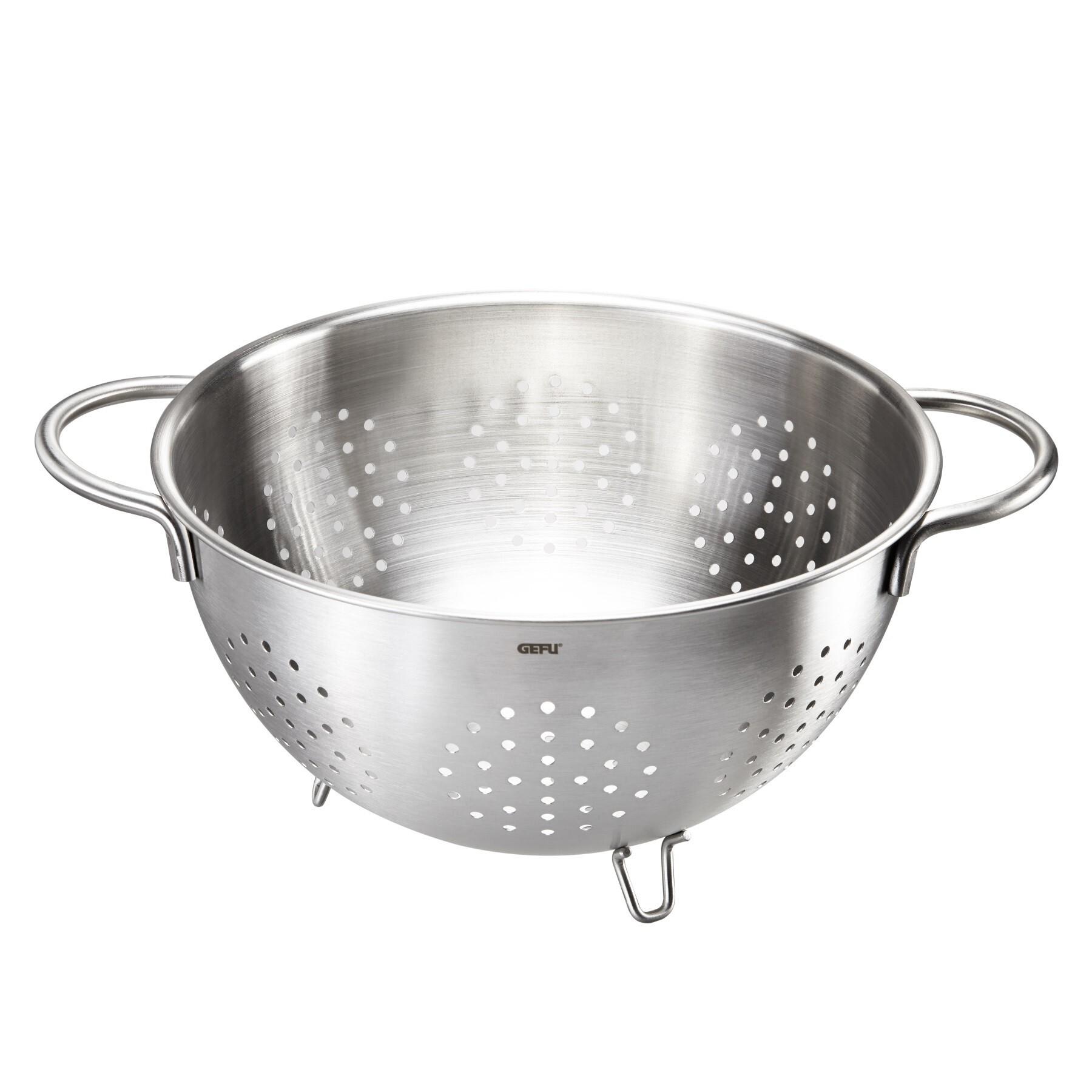 4006664281300 - Seiher GEFU COLINO silber B255cm H149cm L33cm Ø24cm Edelstahl Küchensiebe 4-Liter-Kapazität stabile Griffe Ø 24 cm 4006664281300 - Seiher GEFU COLINO silber B255cm H149cm L33cm Ø24cm Edelstahl Küchensiebe 4-Liter-Kapazität stabile Griffe Ø 24 cm