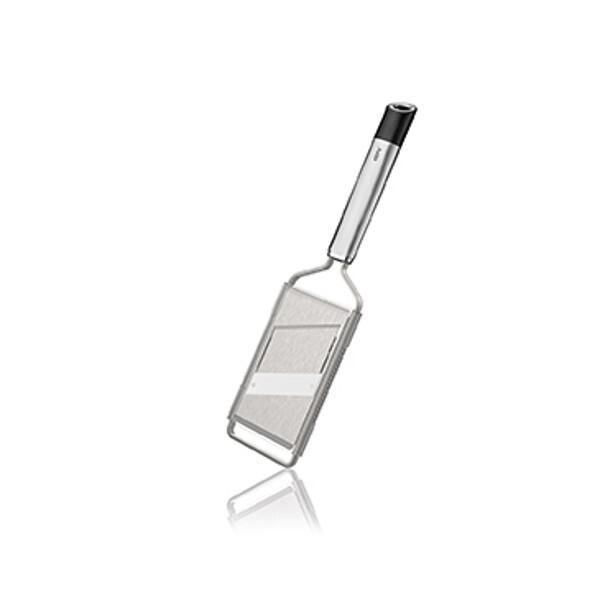 4006664292276 - Käsehobel GEFU PRIMELINE silber B7cm L282cm T19cm Edelstahl 18 10 Kunststoff Küchenreiben extrem scharf stufenlos verstellbar