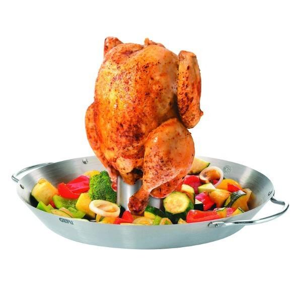4006664891561 - GEFU Barbecue kylling roaster og grillwok BBQ 4006664891561 - GEFU Barbecue kylling roaster og grillwok BBQ
