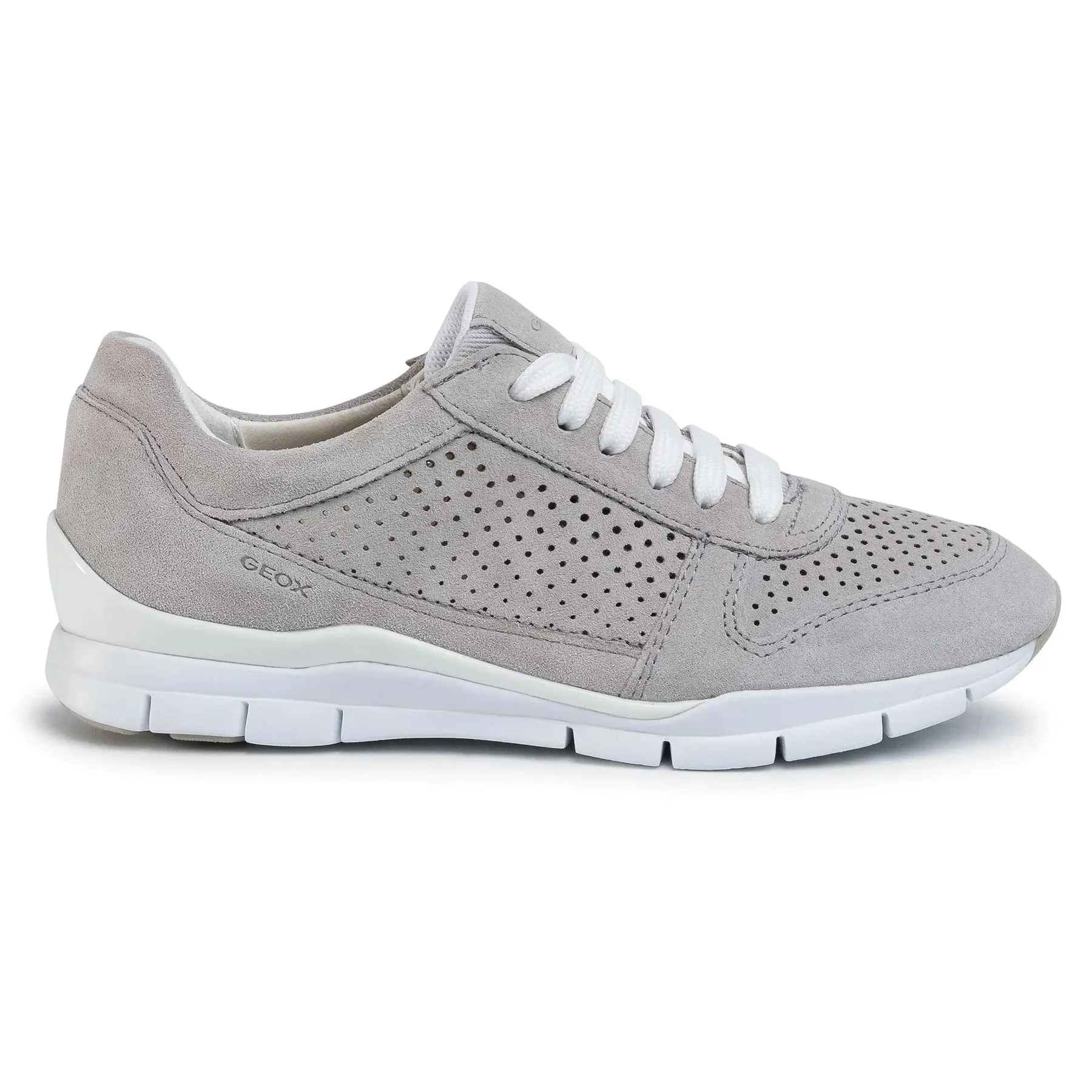 Geox Women's Gris Trainers Sukie Suede