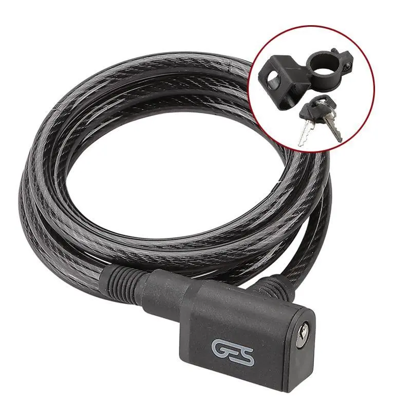 Velo Store - UK Spiral anti-theft cable Ges | Extra 10% off with Subscription, Postage £16.79 to UK Fedex.